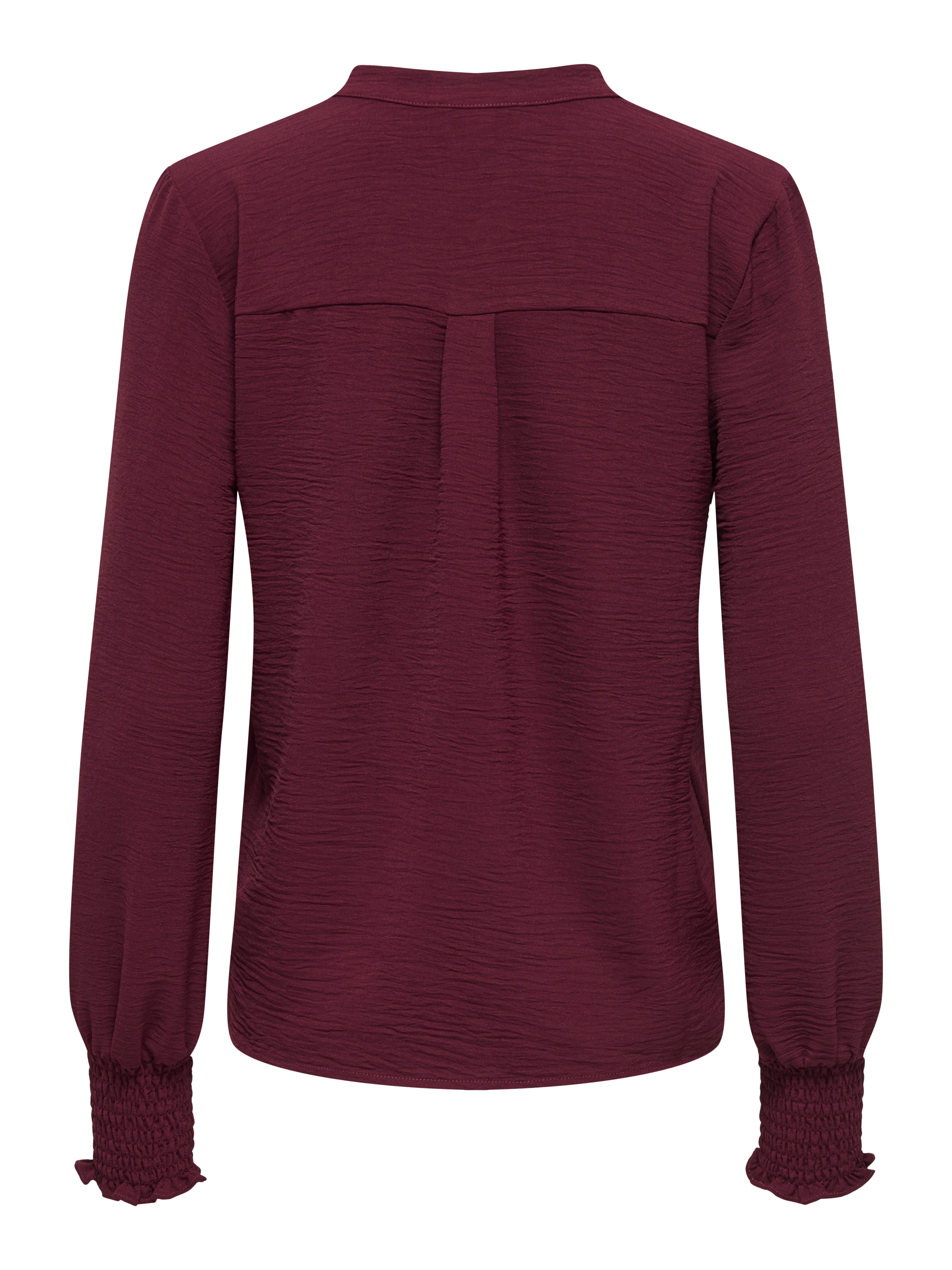 Only Shirt ONLMETTE V-NECK LS SMOCK TOP NOOS WVN