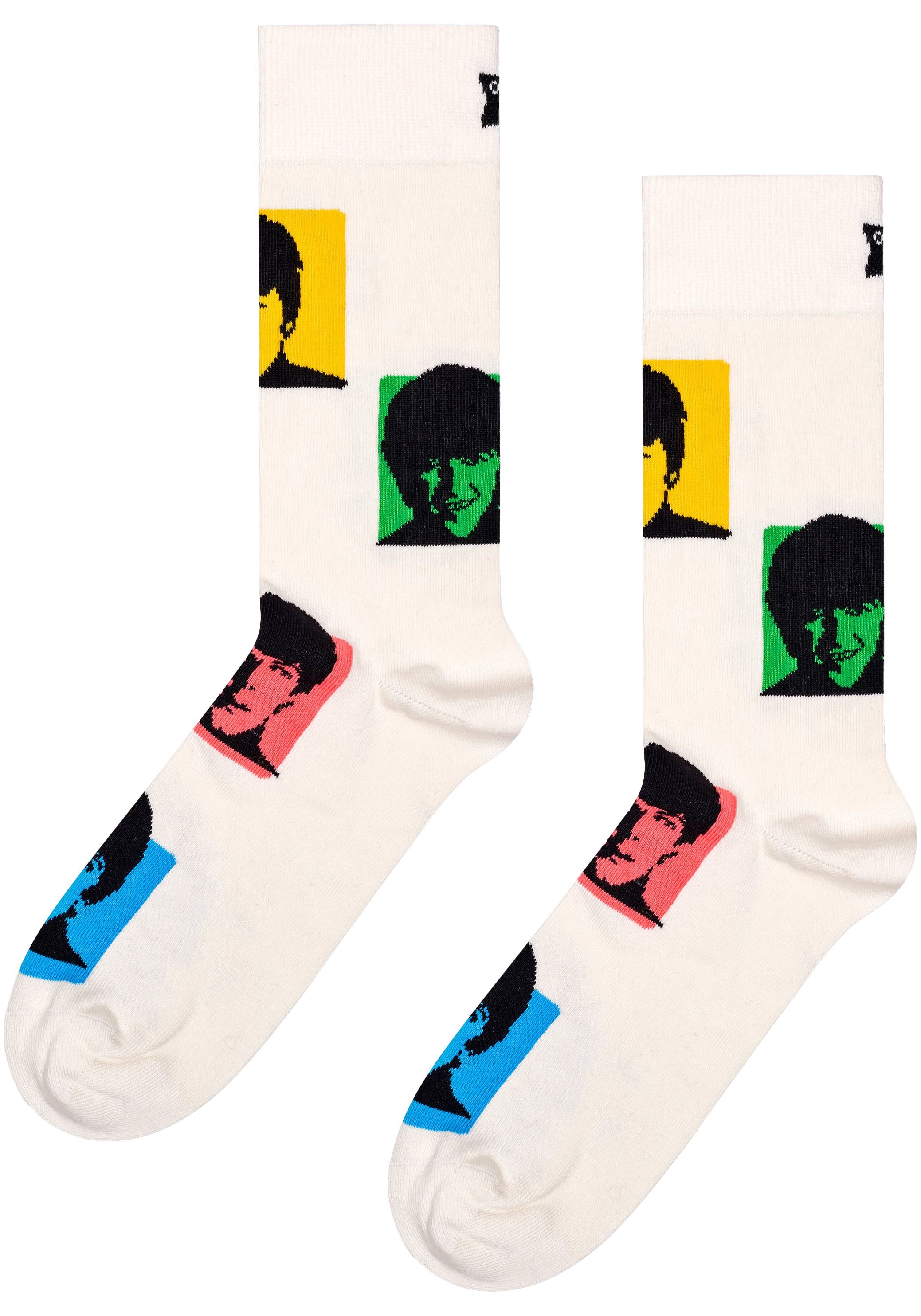 Happy Socks Lange sokken met u-boot-patroon (Set van 2)
