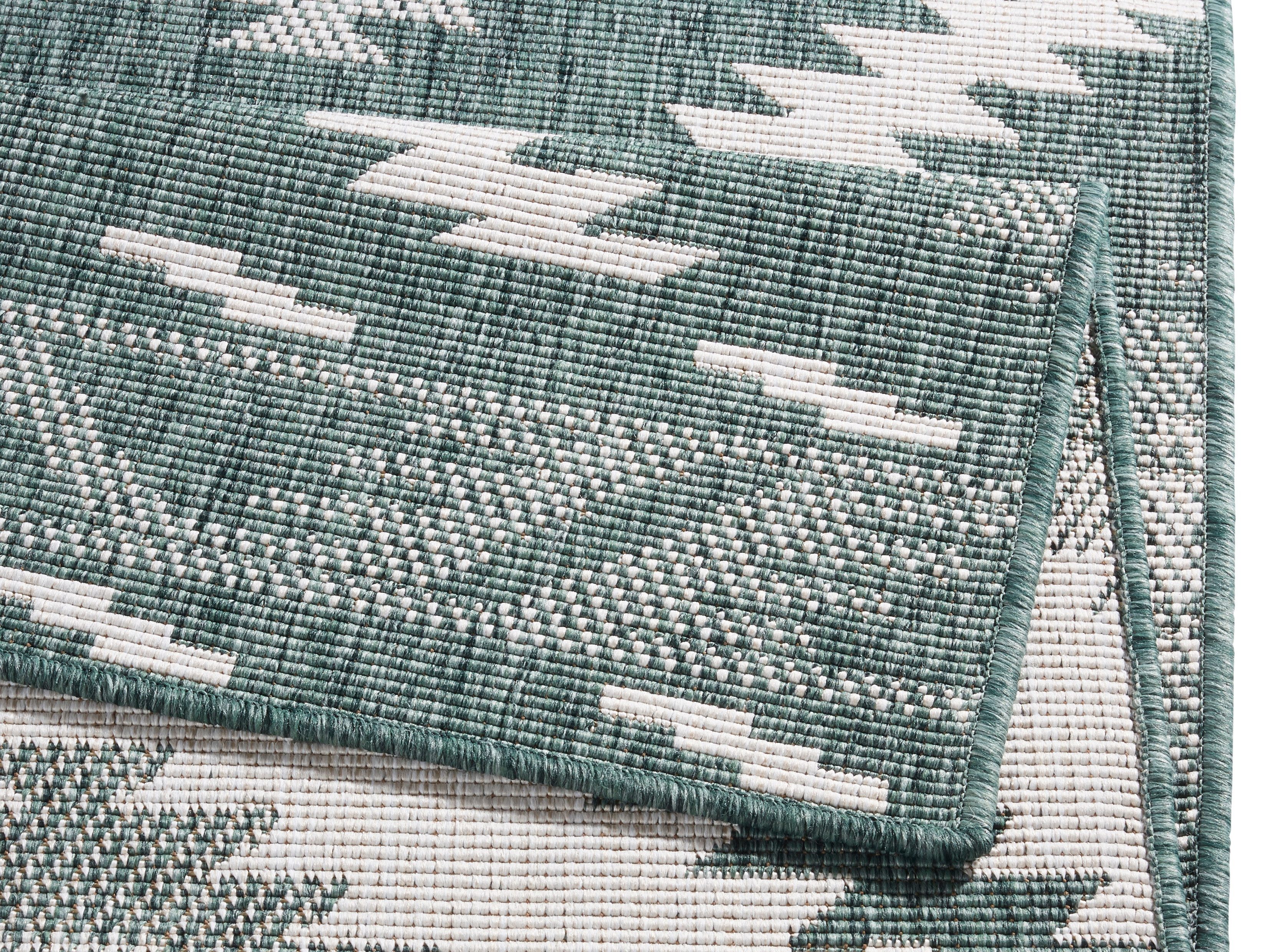 NORTHRUGS Vloerkleed Malibu omkeerbaar tapijt Binnen- en buitengebruik, weerbestendig, balkon, loper, woonkamer, waterbestendig