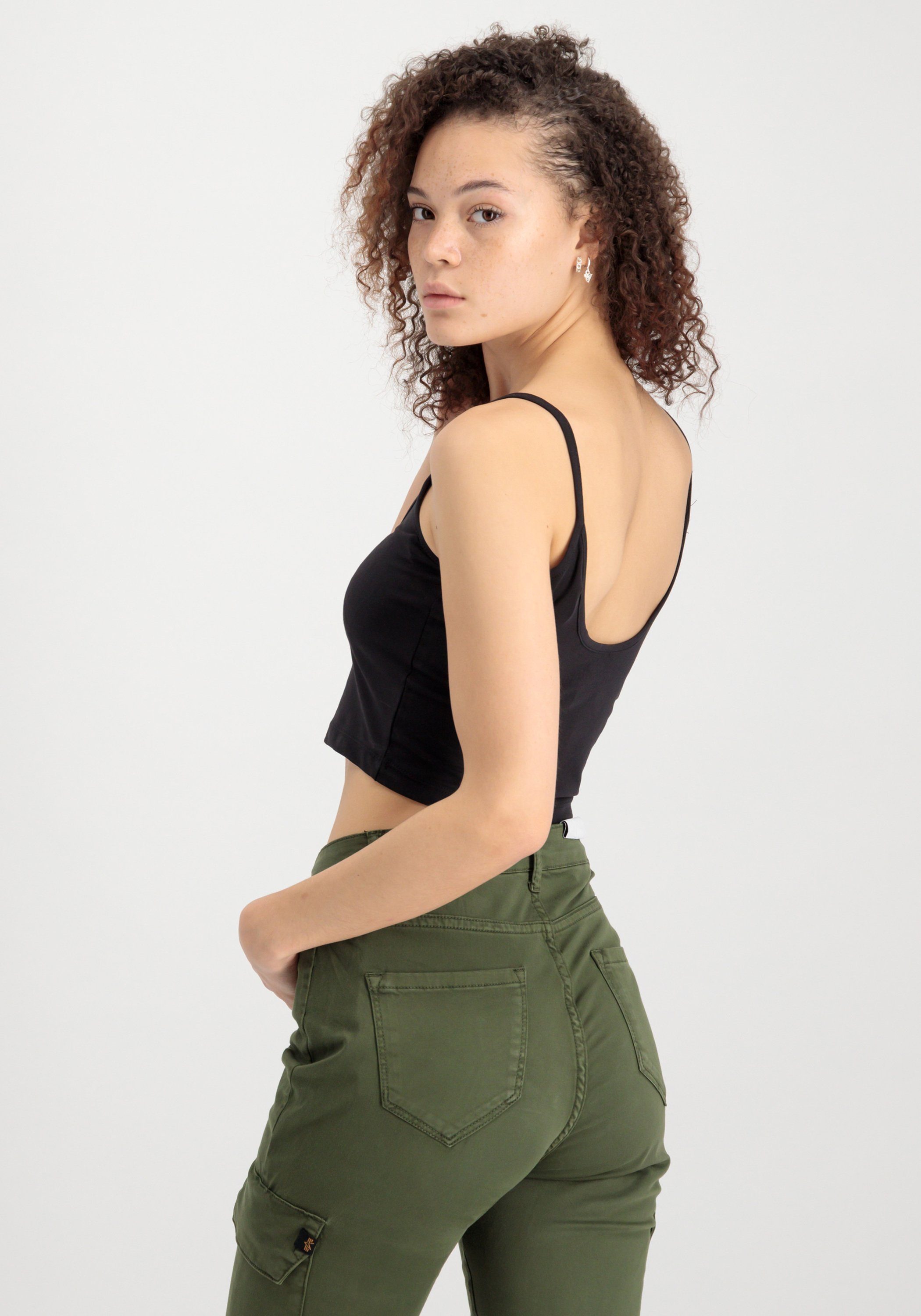 Alpha Industries Muscle-shirt Alpha Industries Women - Tanks Basic Crop-Top SL Women