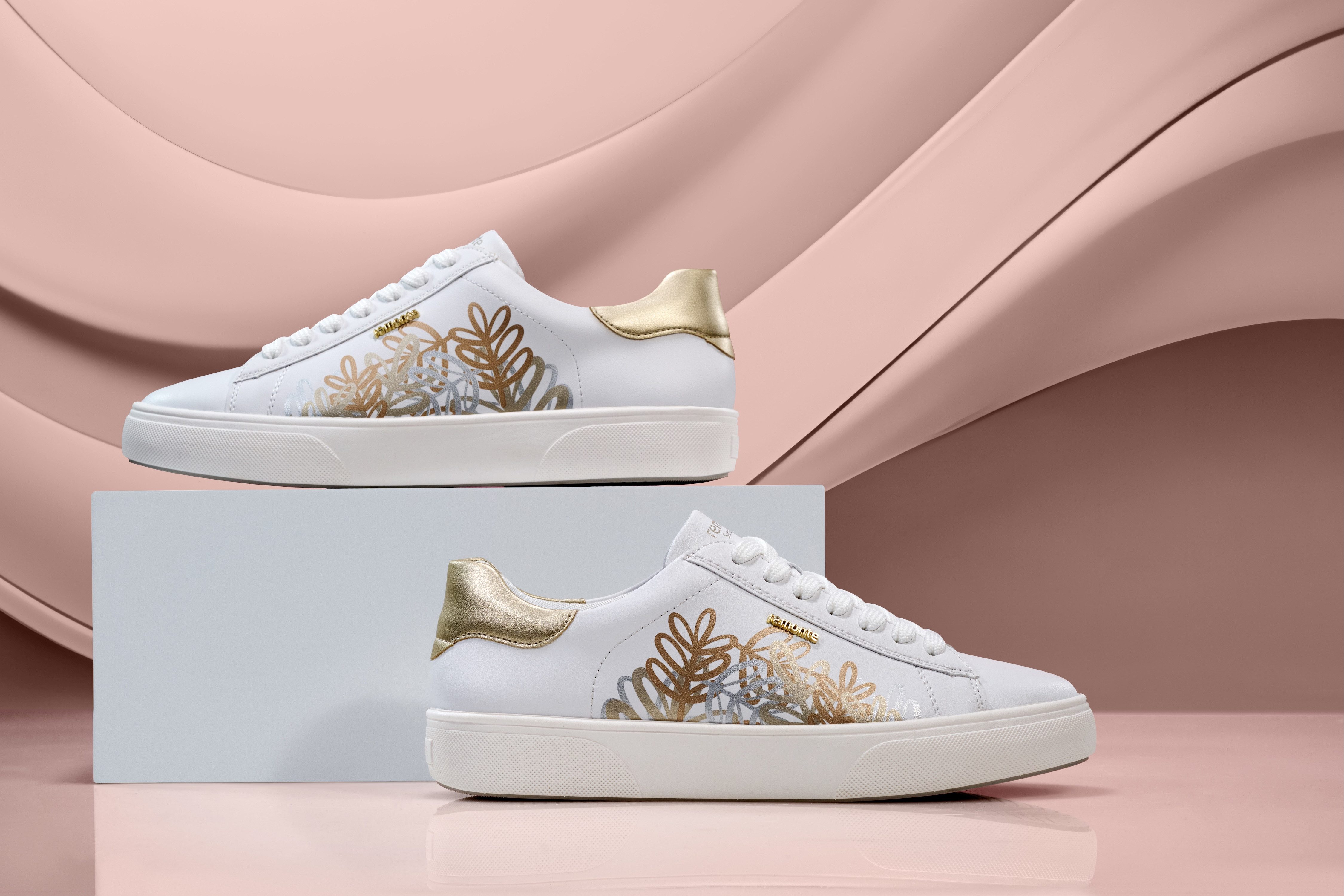 Remonte Plateausneakers , veterschoen, vrijetijdsschoen, lage schoen met contrastafwerking