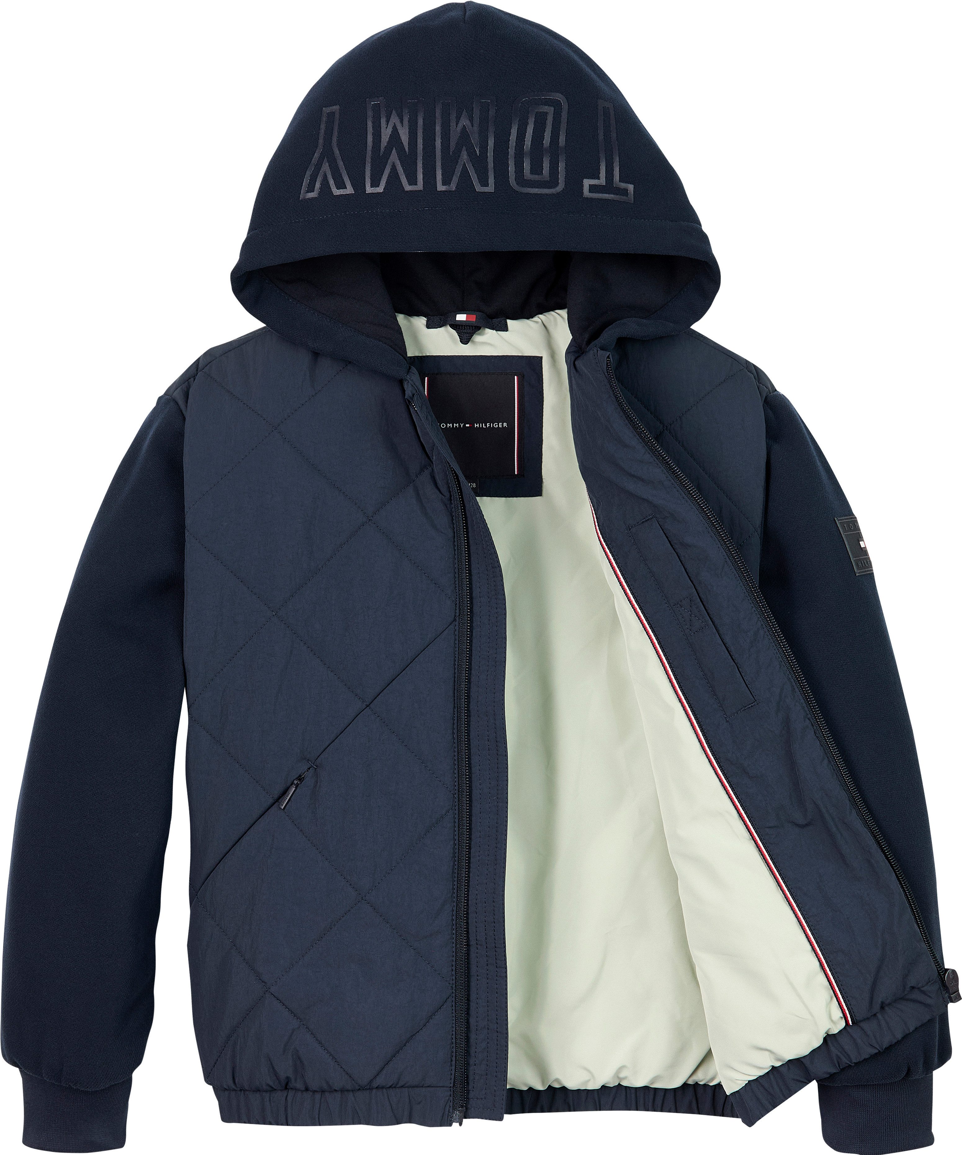 Tommy Hilfiger Gewatteerde jas MIX MEDIA QUILTED JACKET