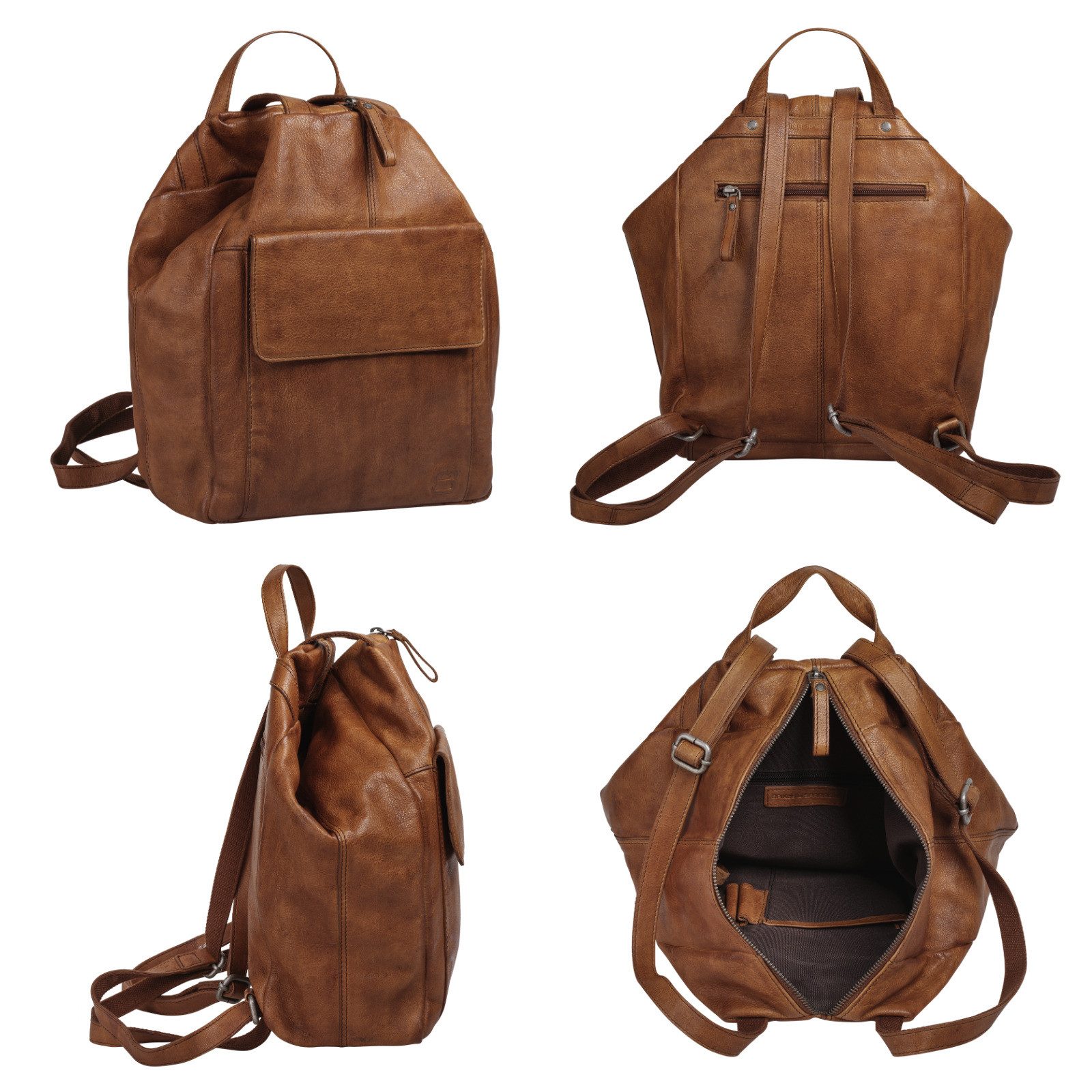 Spikes & Sparrow Rugzak echt leder