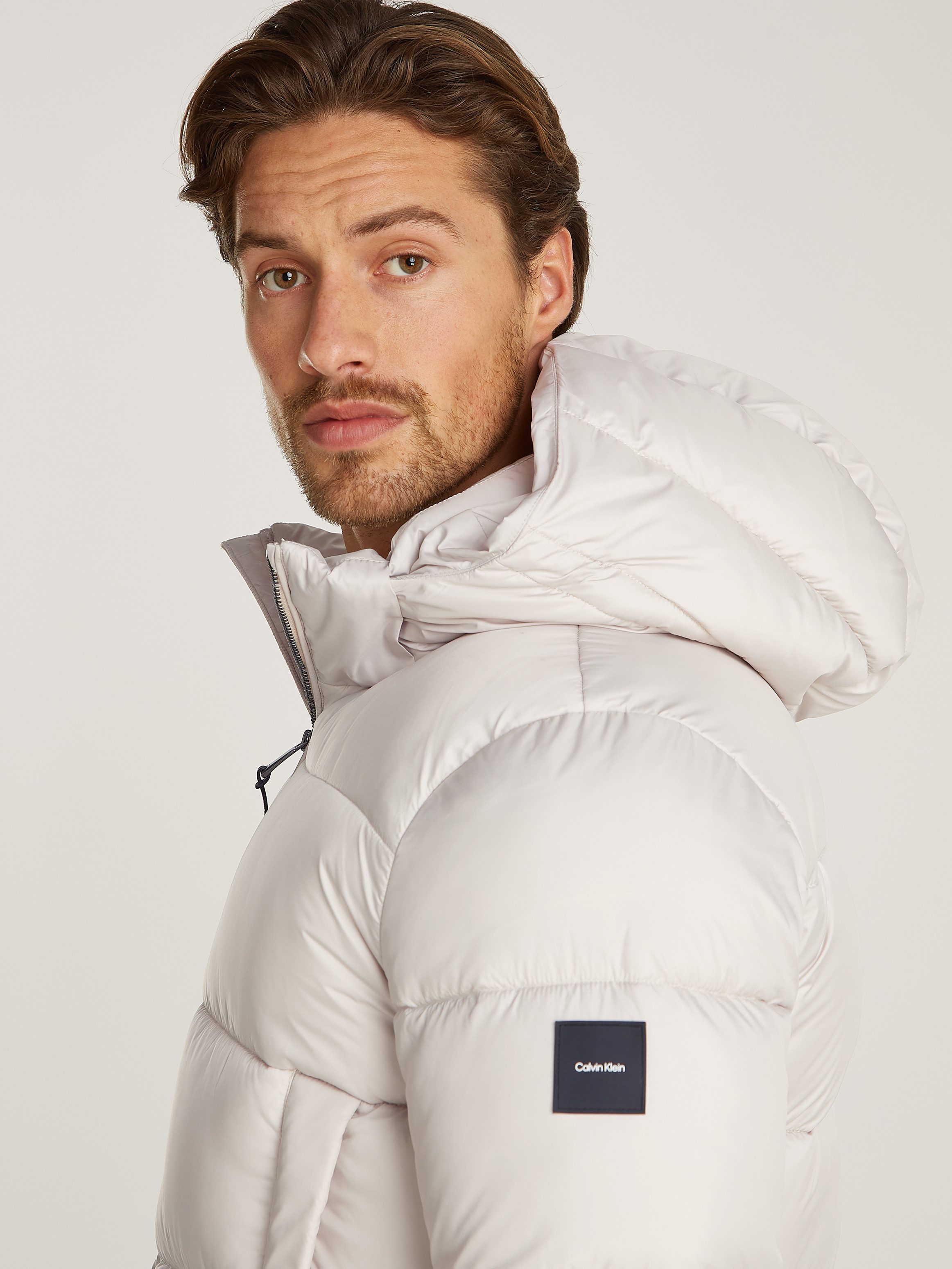 Calvin Klein Outdoorjack HOODED QUILT PUFFER MW
