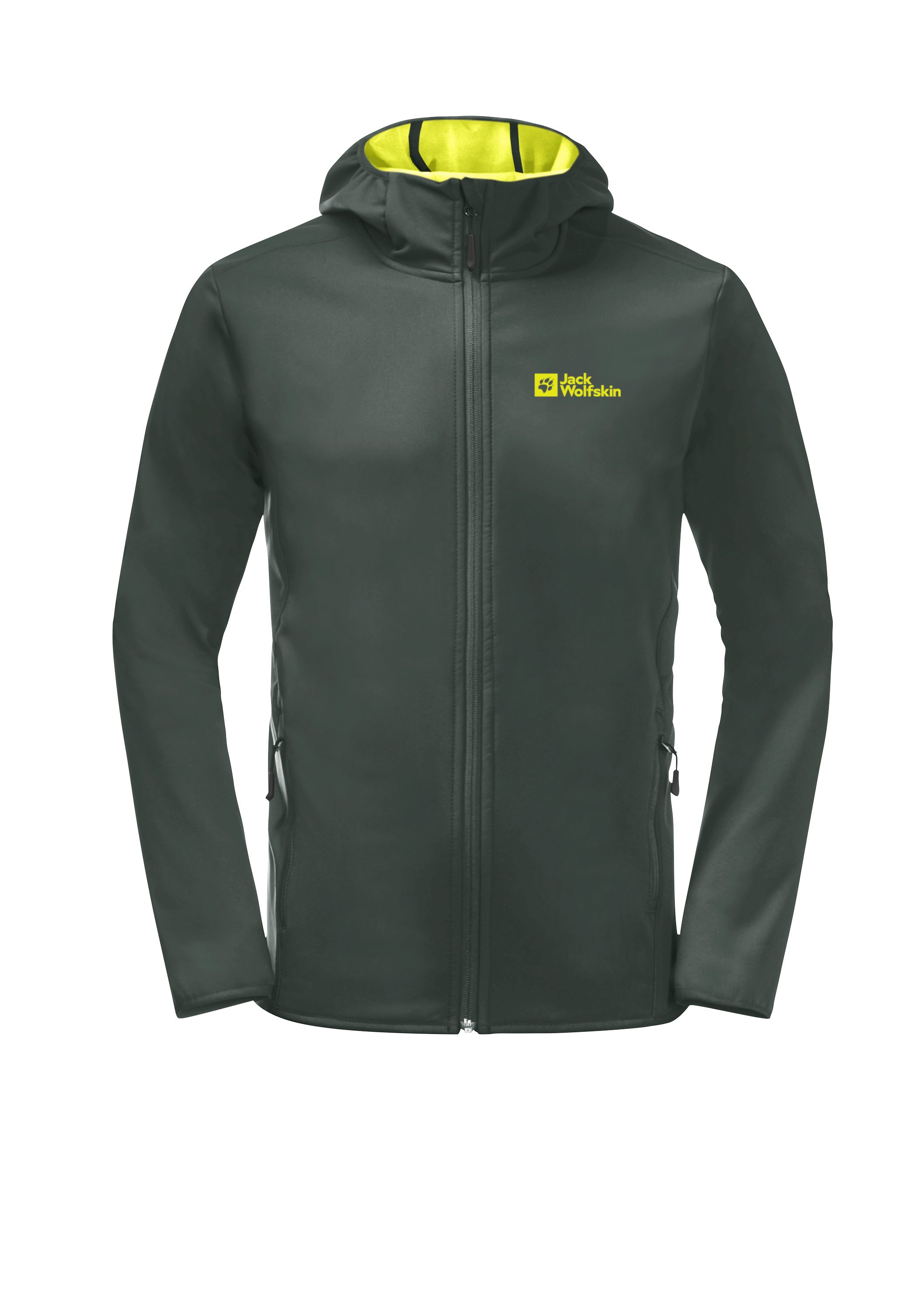 Jack Wolfskin Softshell-jack BORNBERG HOODY winddicht, waterafstotend