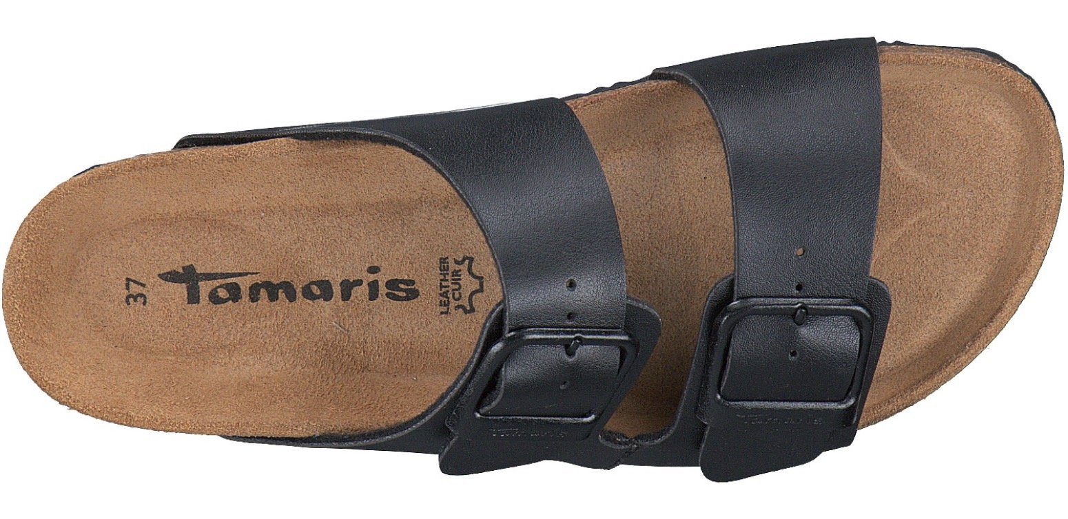 Tamaris Slippers zomerschoen, slippers met gepolsterde binnenzool
