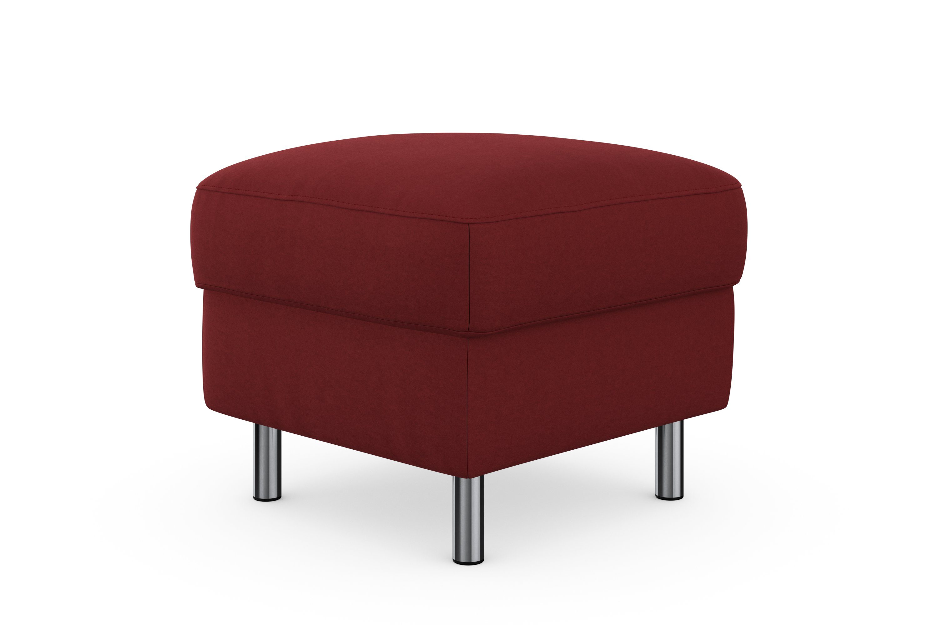 sit&more Hocker met bergruimte Sinatra Zitoppervlak is afneembaar, chroomkleurige, metalen poten