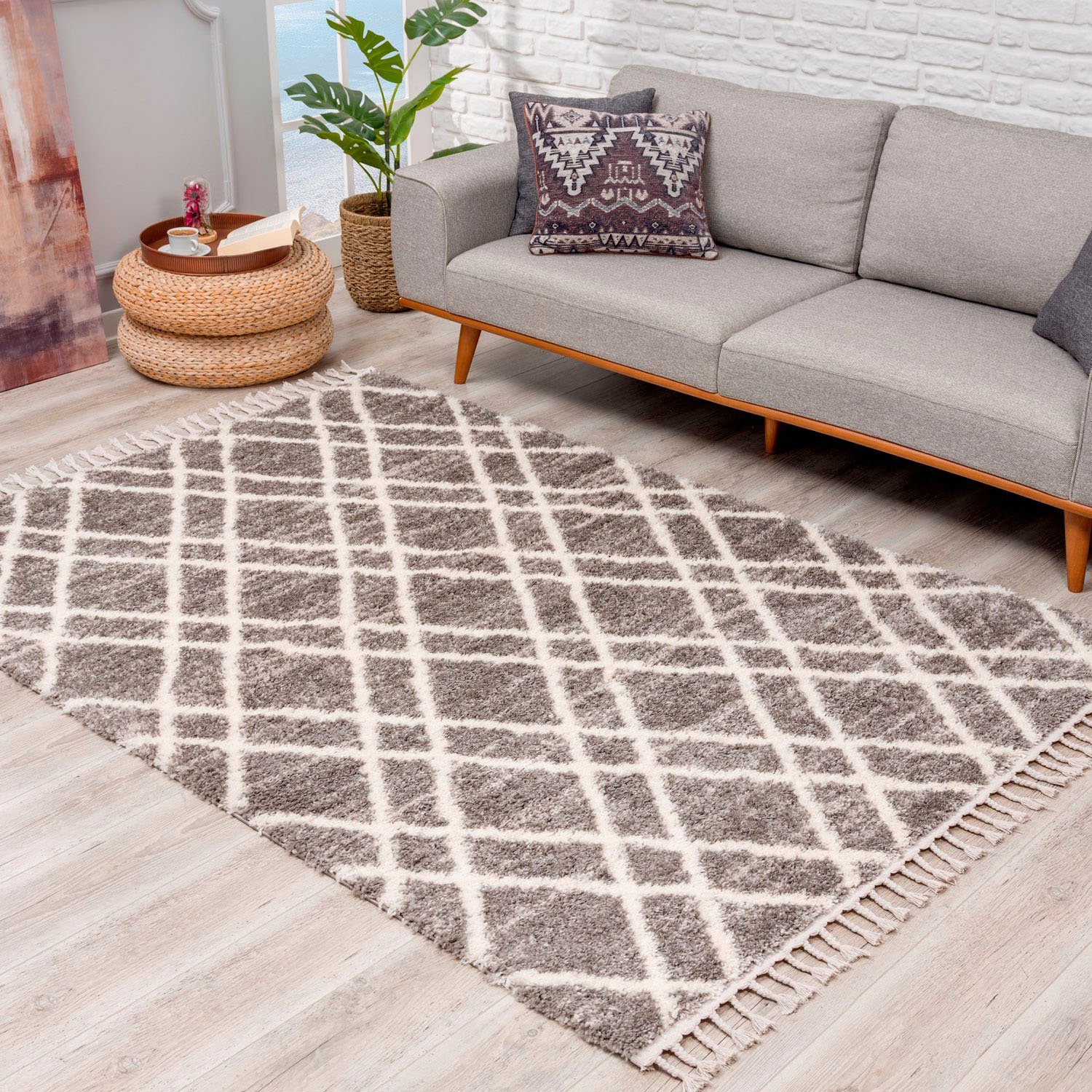 Carpet City hoogpolig vloerkleed Pulpy 540