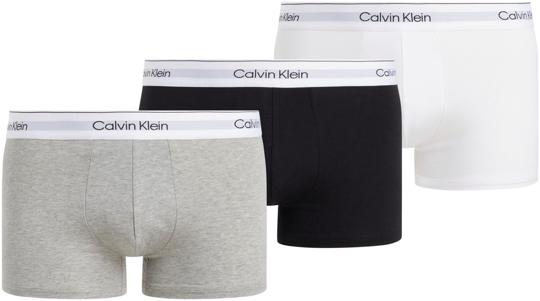 Calvin Klein Trunk 3PK met logo-elastische tailleband (3 stuks) (set 3 stuks)