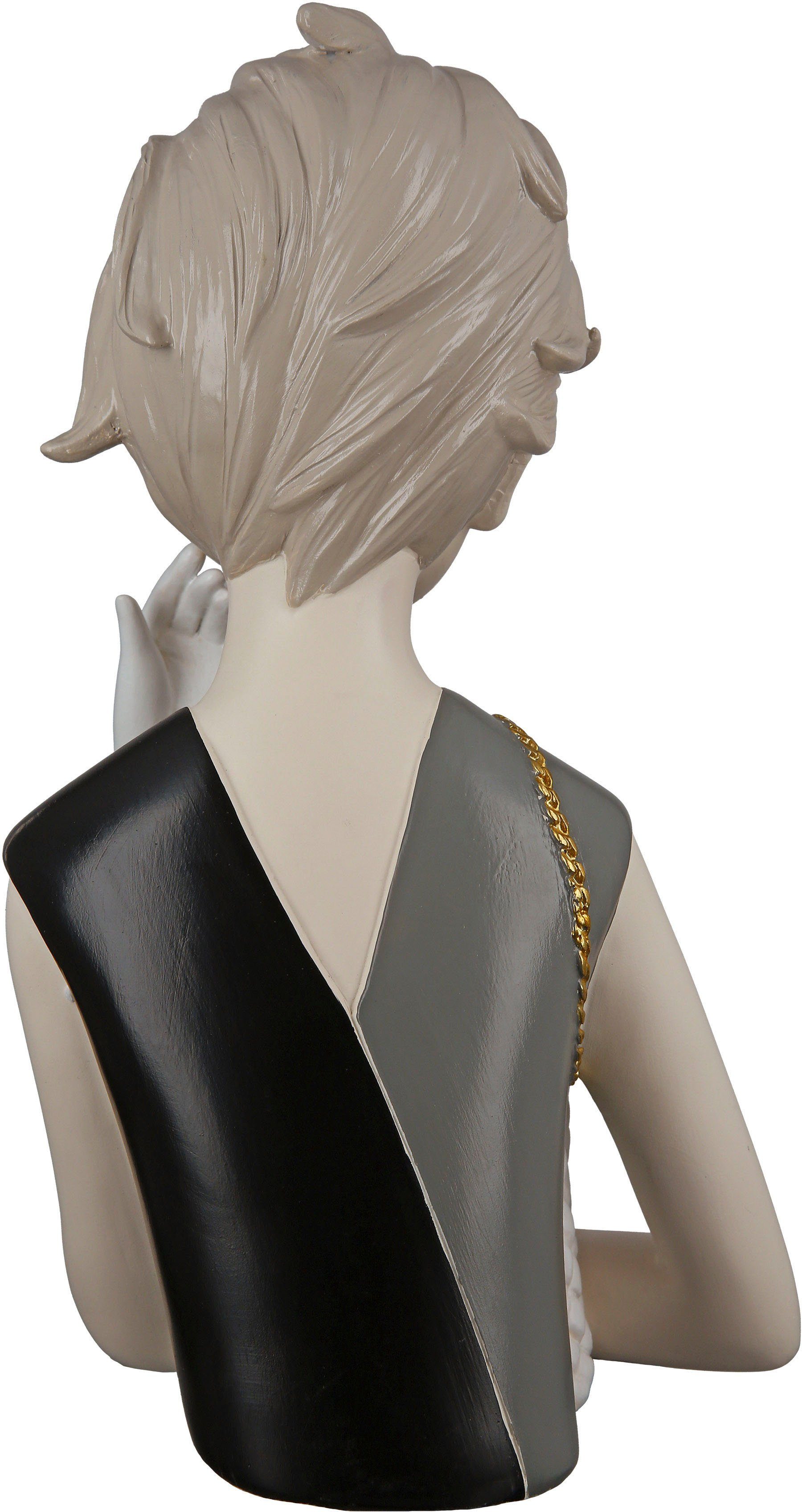 GILDE Decoratief figuur Dame met handtas (1 stuk)