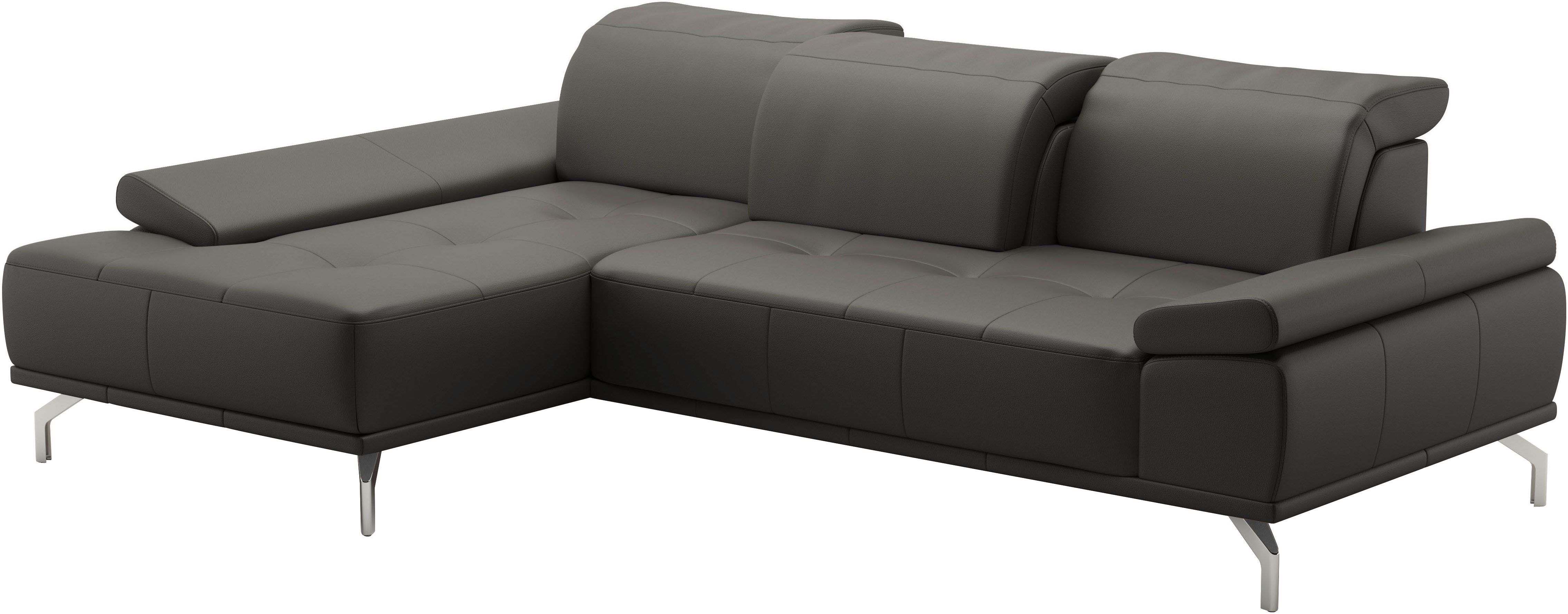 Places of Style Hoekbank Caluna Incl. zitdiepteverstelling, optioneel met hoofd- en armleuningverstelling