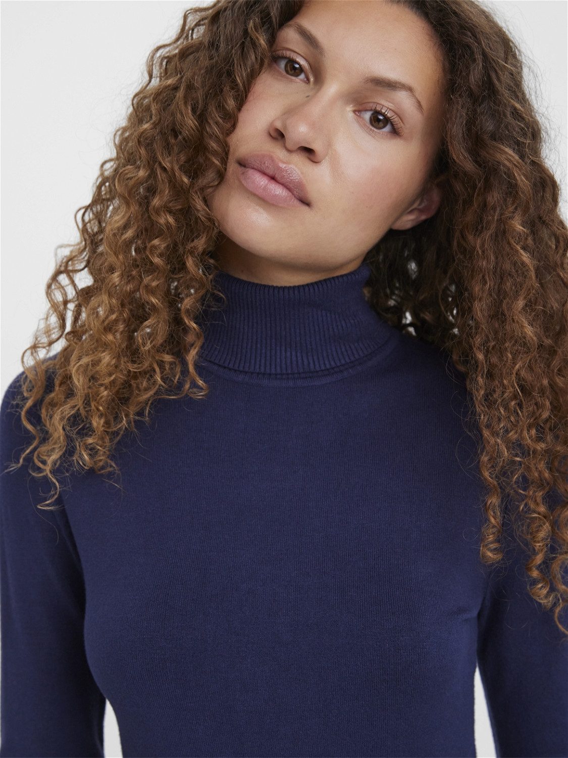 Vero Moda Coltrui VMGLORY LS ROLLNECK BLOUSE GA NOOS