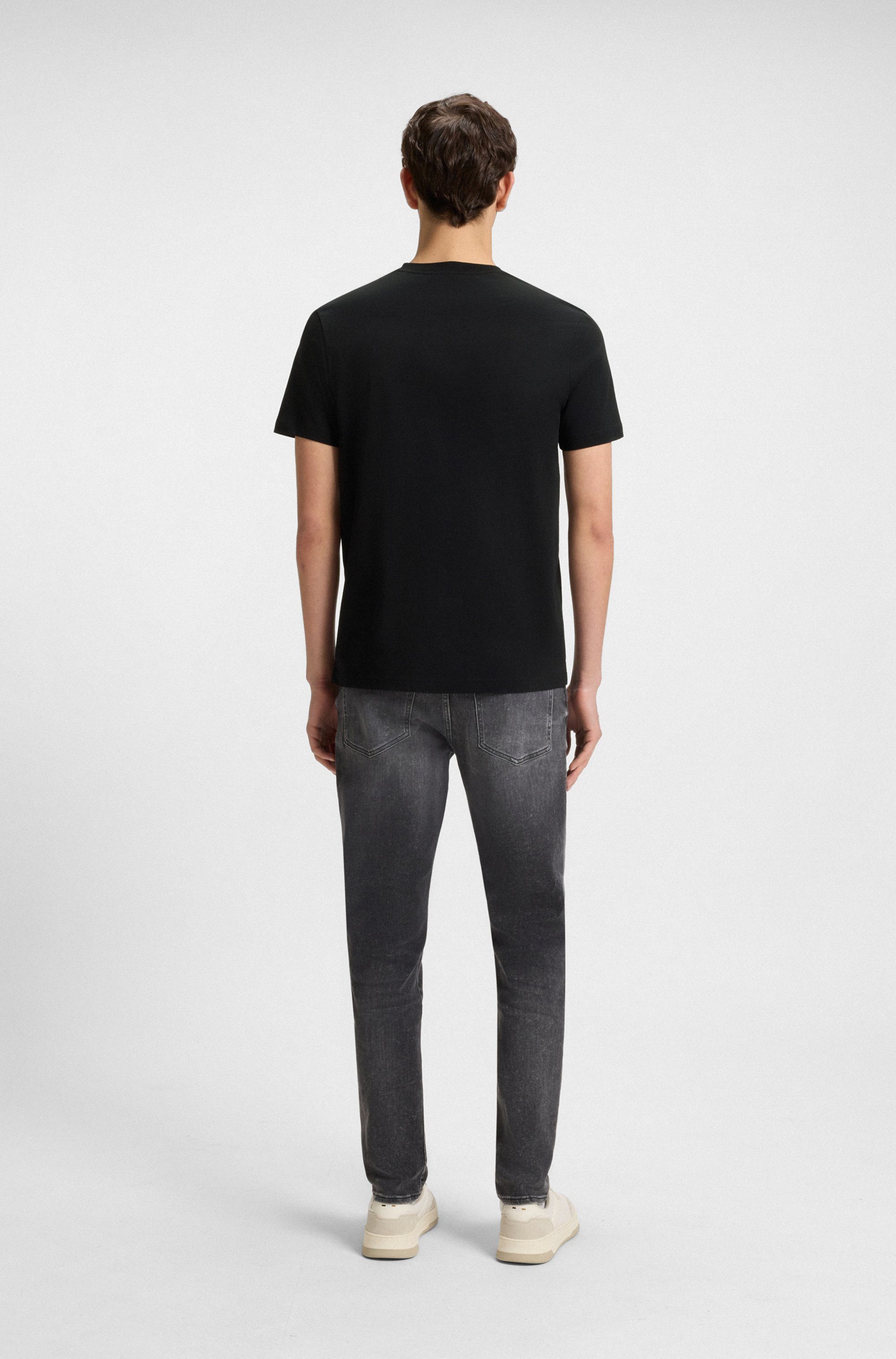 Boss Orange T-shirt Thinking met logoprint (1-delig)