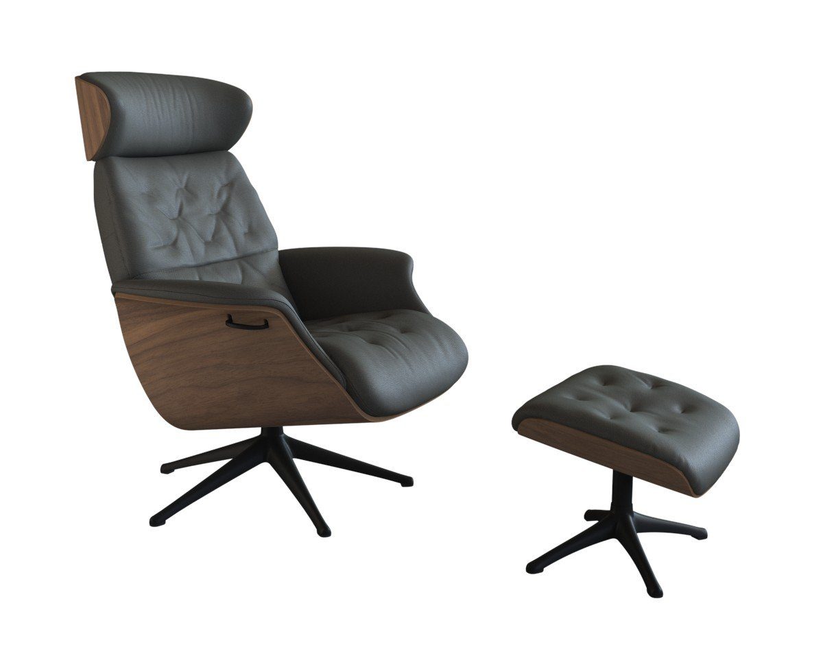 FLEXLUX Relaxfauteuil Volden, functionele stoel, gestoffeerde stoel, armleuningen, TV-fauteuil