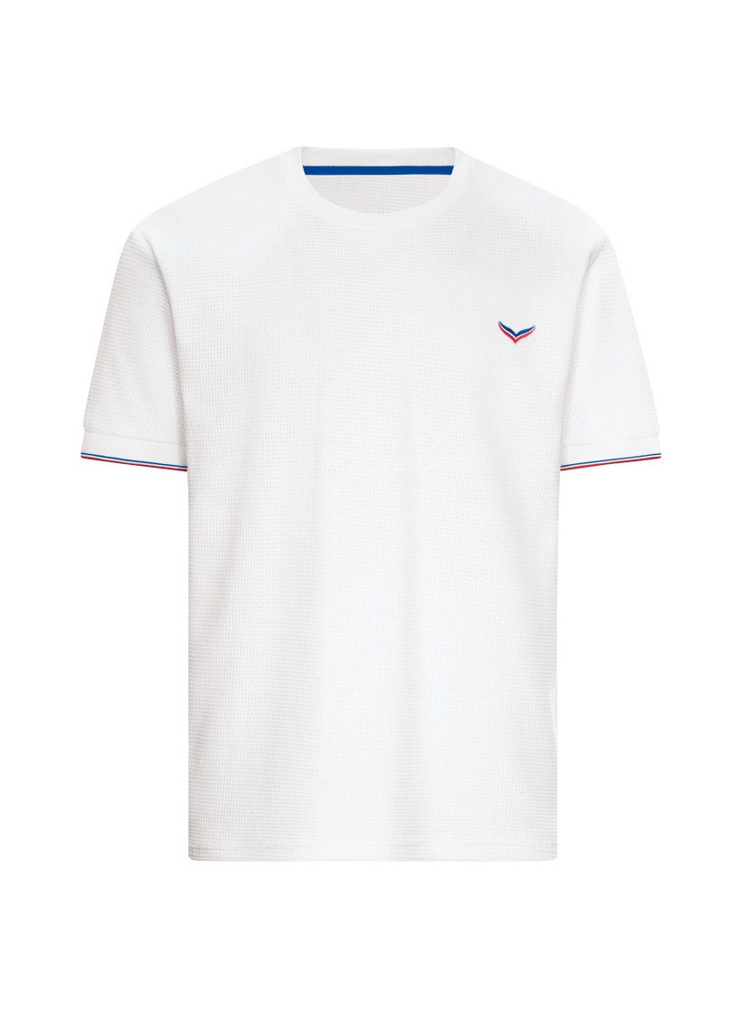 Trigema T-shirt TRIGEMA oversized T-shirt in wafel look (1-delig)