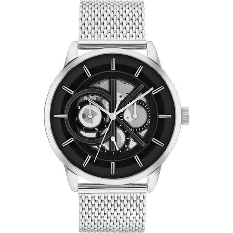 NU 20% KORTING: Calvin Klein Multifunctioneel horloge MODERN SKELETON, 25200213