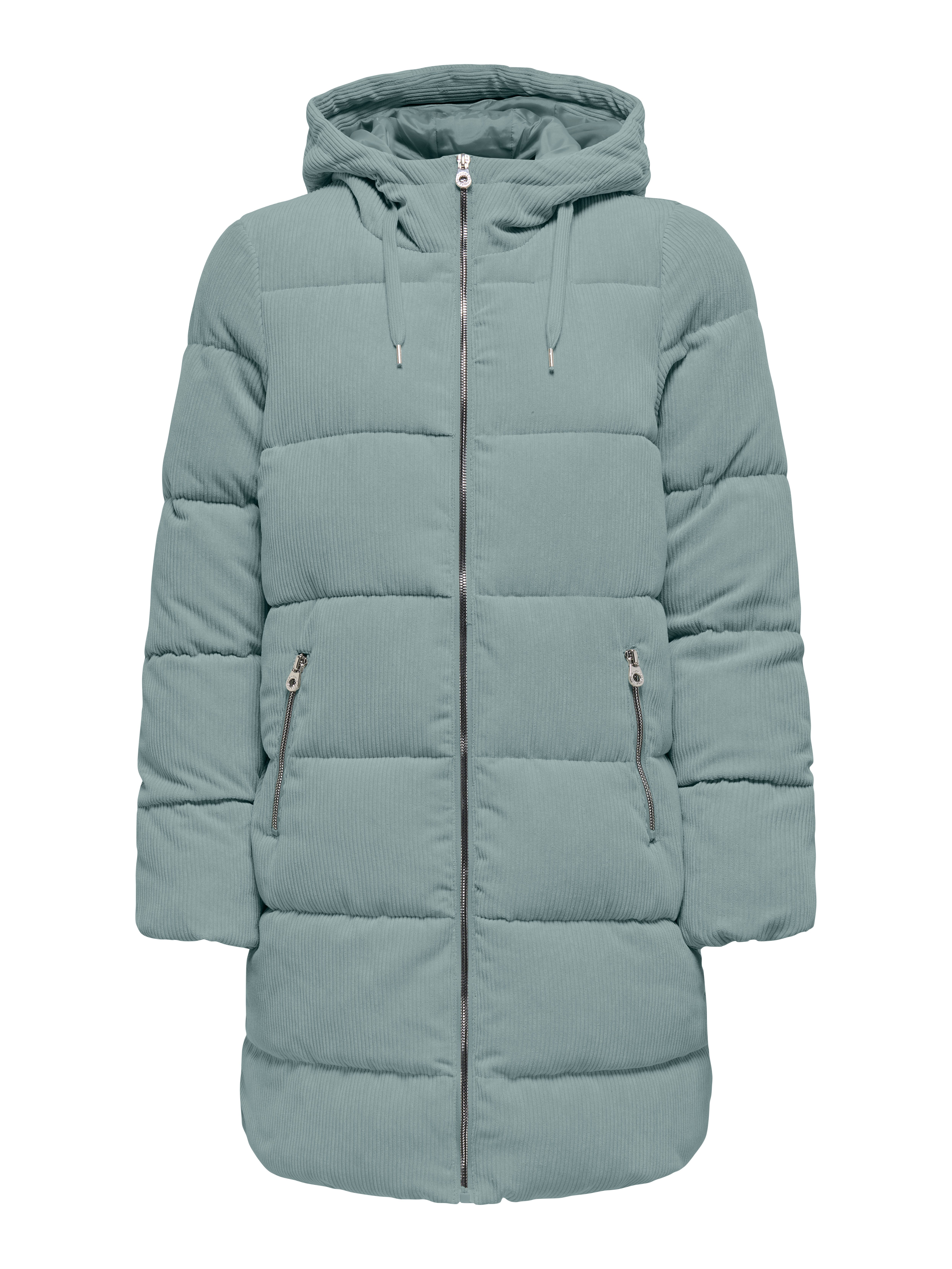 Only Gewatteerde jas ONLDOLLY LONG CORDUROY PUFFER OTW