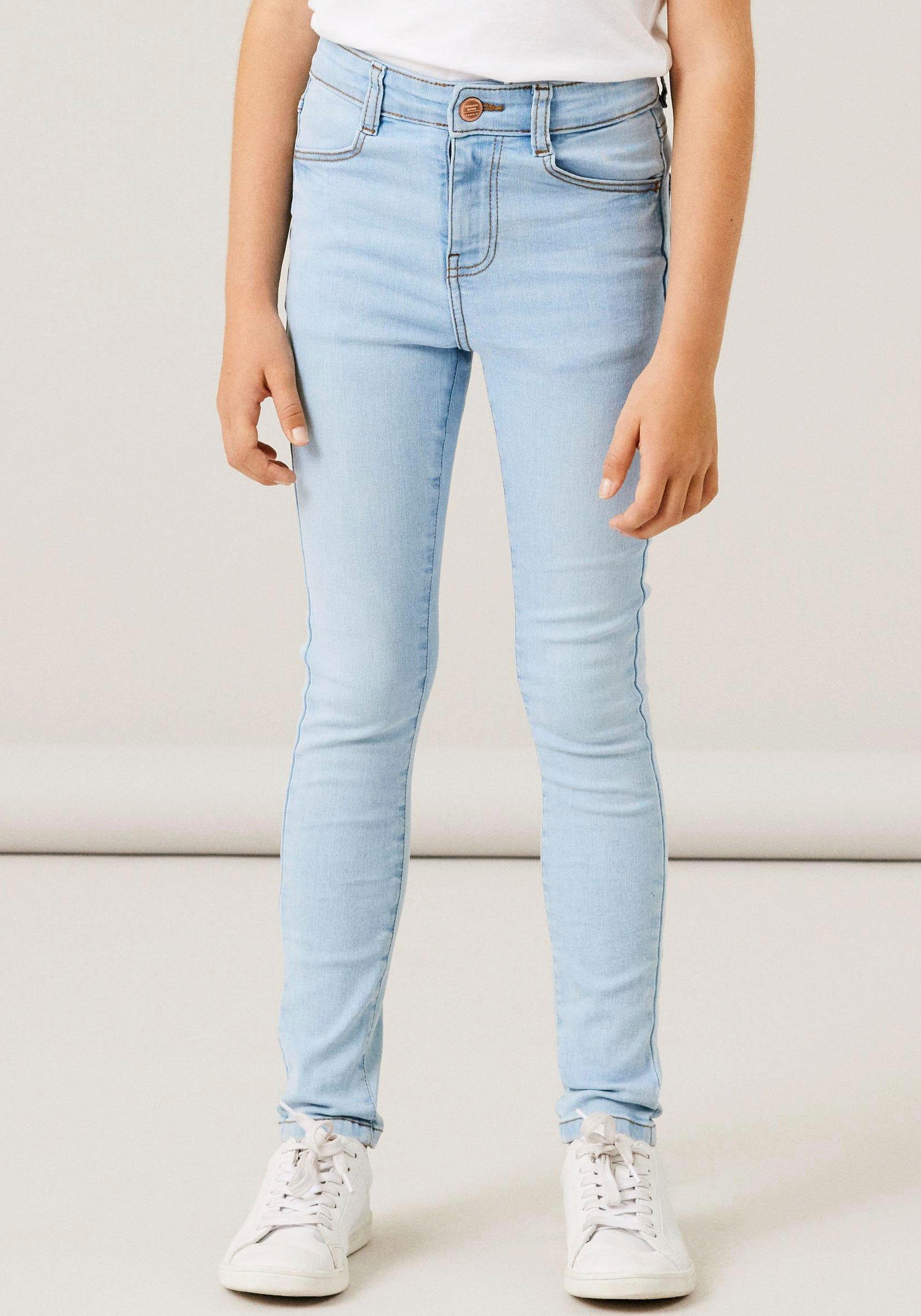 spier Dankbaar overdracht Name It Skinny fit jeans NKFPOLLY HW SKINNY JEANS 1180-ST NOOS met stretch  nu online kopen | OTTO