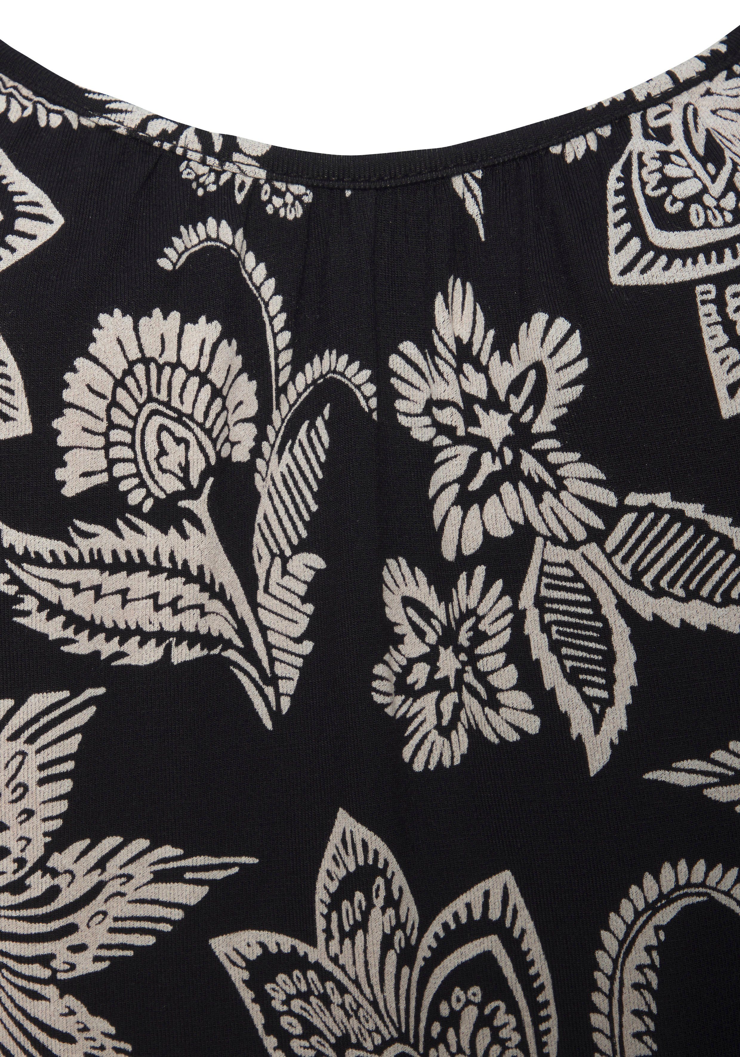 Lascana Top met spaghettibandjes Top met modieus Print van Viskose-mengsel (2-delig Set van 2)