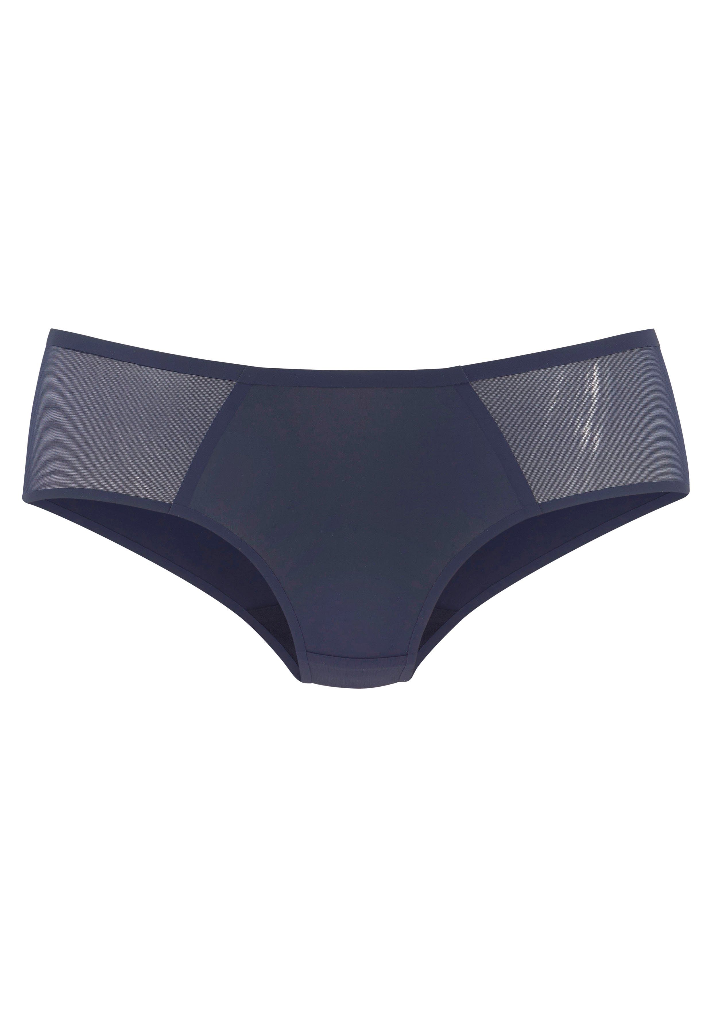 s.Oliver RED LABEL Beachwear Hipster Louise met mesh-inzetten opzij
