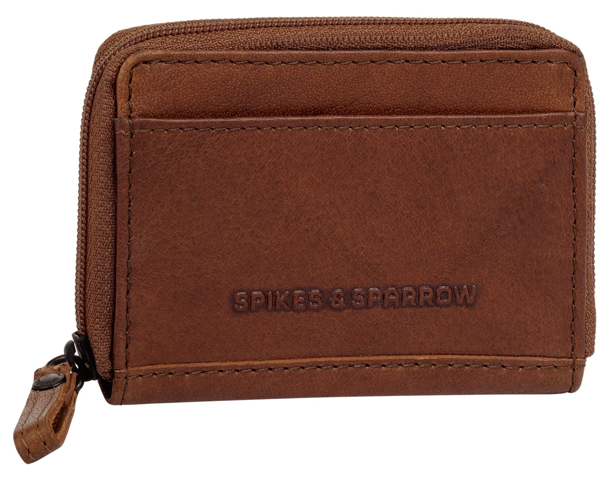 Spikes & Sparrow Portemonnee echt leder
