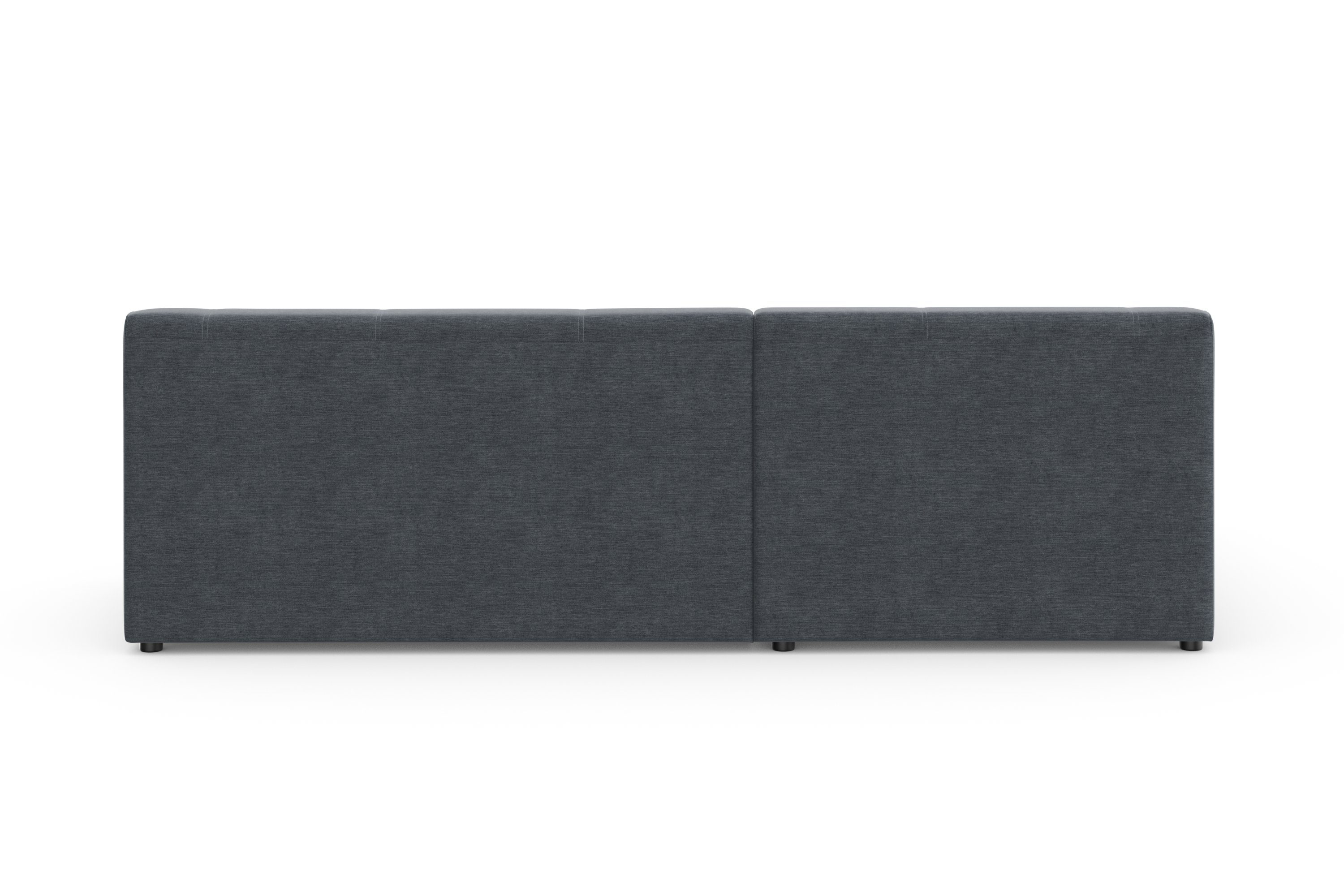 DOMO collection Hoekbank Topper, elegant en tijdloos, compacte afmetingen 245/155cm, L-vorm