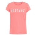 mustang t-shirt style alina c logo tee roze