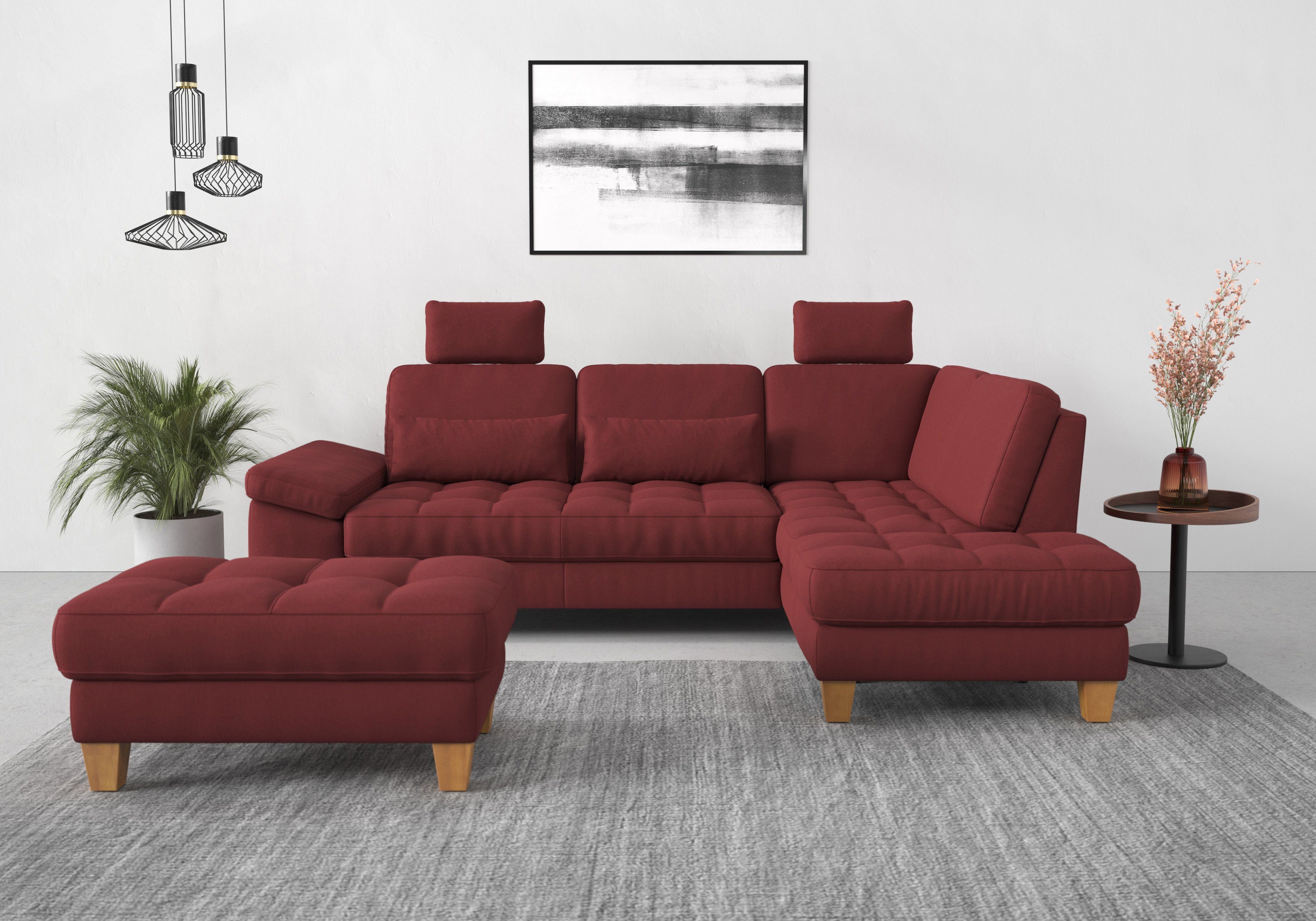 sit&more Hocker met bergruimte Westham naar keuze met/zonder binnenvering