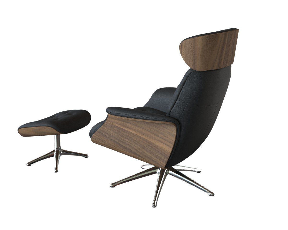 FLEXLUX Relaxfauteuil Volden, functionele stoel, gestoffeerde stoel, armleuningen, TV-fauteuil