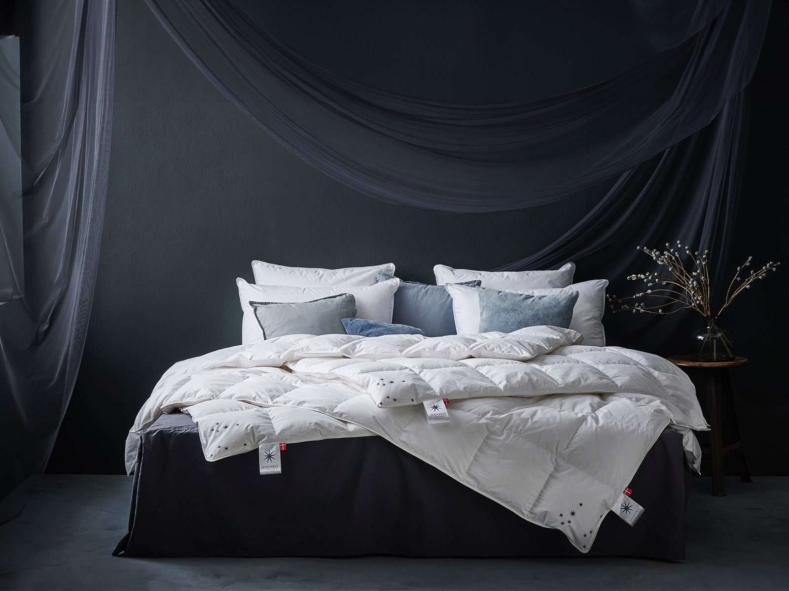 OTTO UNIVERSE OF SLEEPING Donzen dekbed Mercury, voor zomer & winter, natuurlijke materialen, Made in Denmark (1 stuk) dekbedden wit