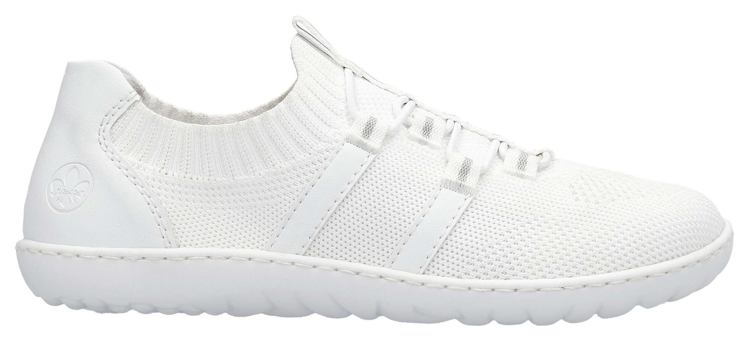 Rieker Slip-on sneakers Barefootschoenen , slipper, vrijetijdsschoen, lage schoen met elastische brei-schaft