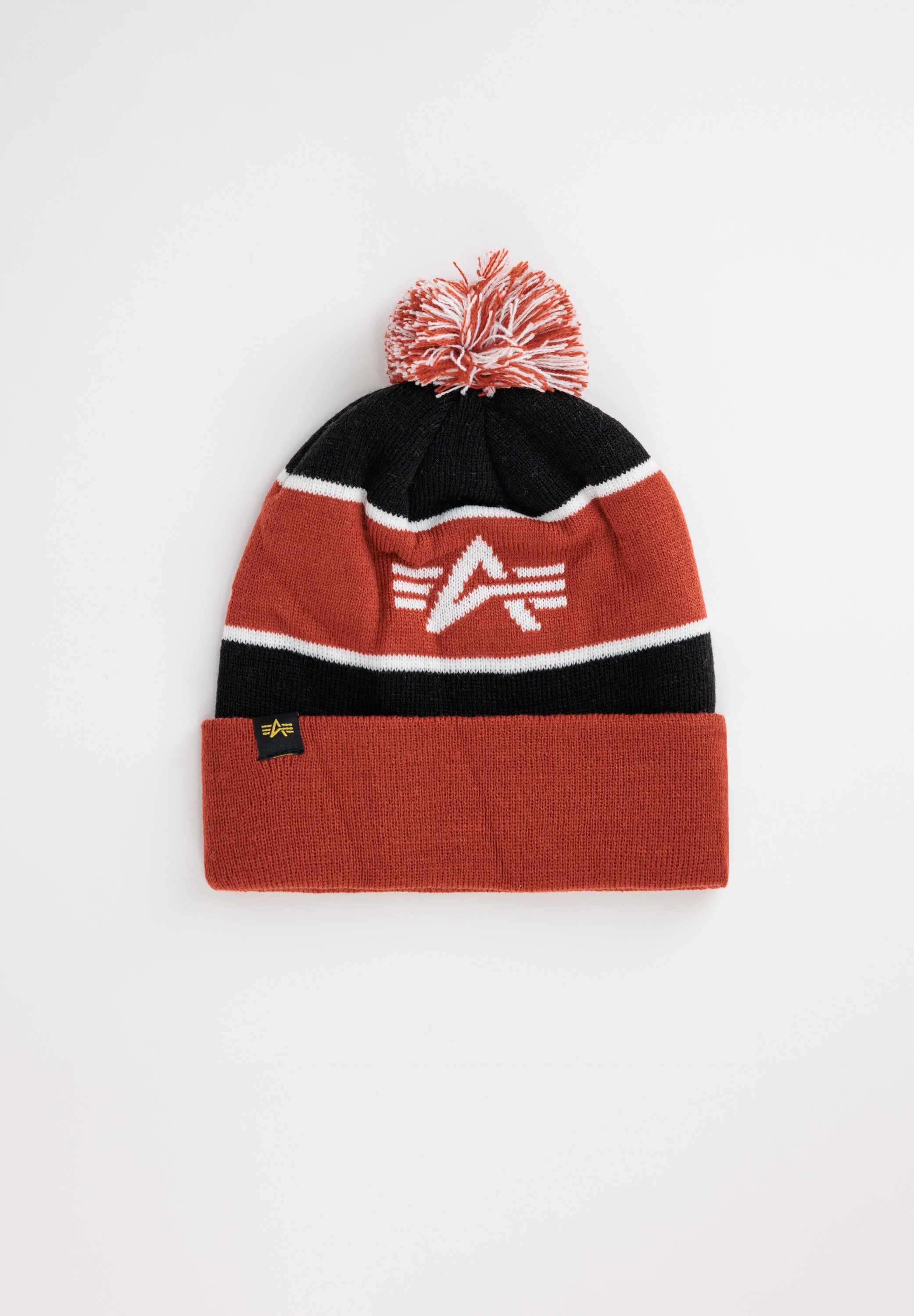 Alpha Industries Skimuts Accessoires Headwear Block Bobble Beanie