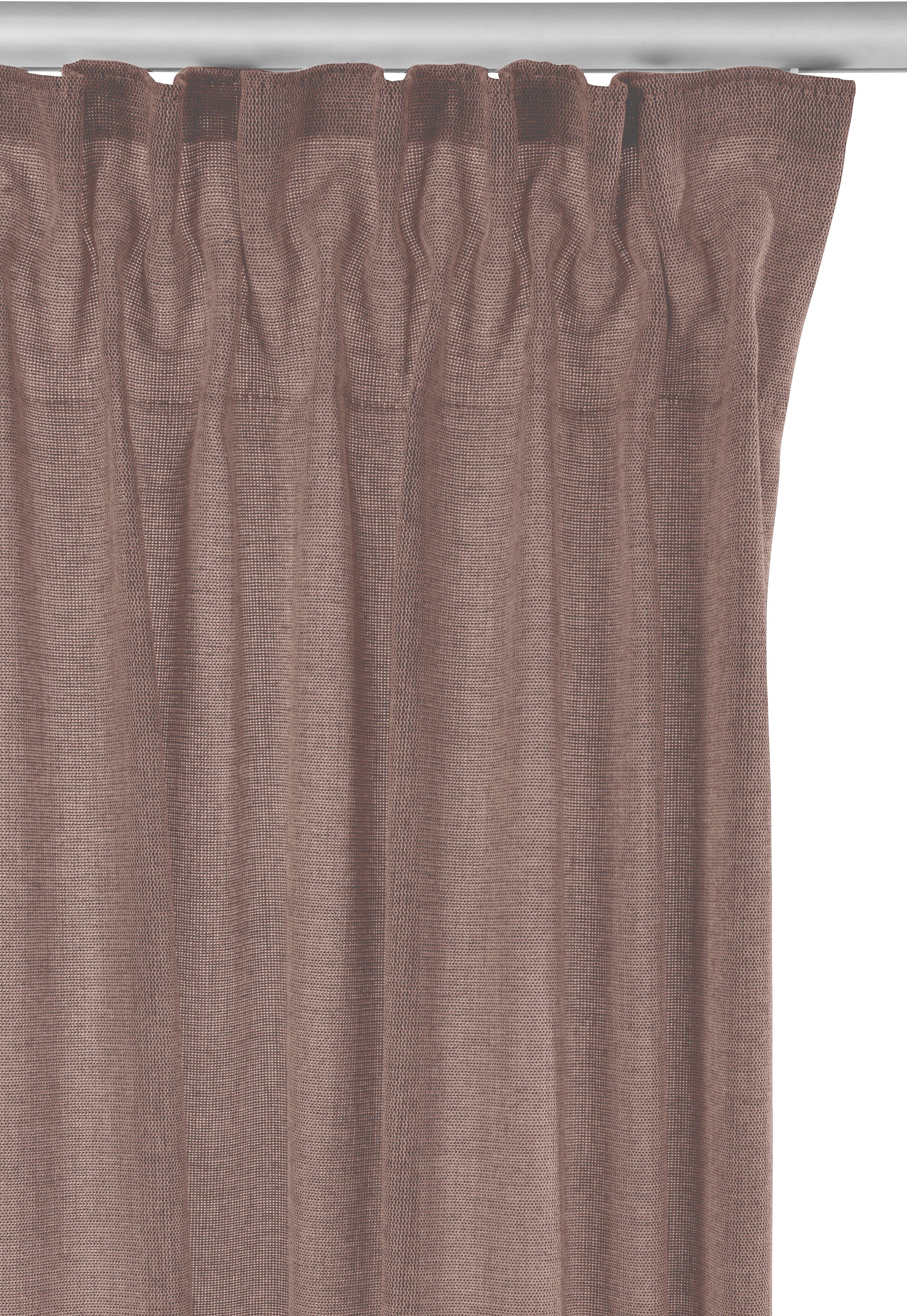 LeGer Home by Lena Gercke Gordijn Lanea Linnenlook, 1 sjaal, verschillende maten (1 stuk)