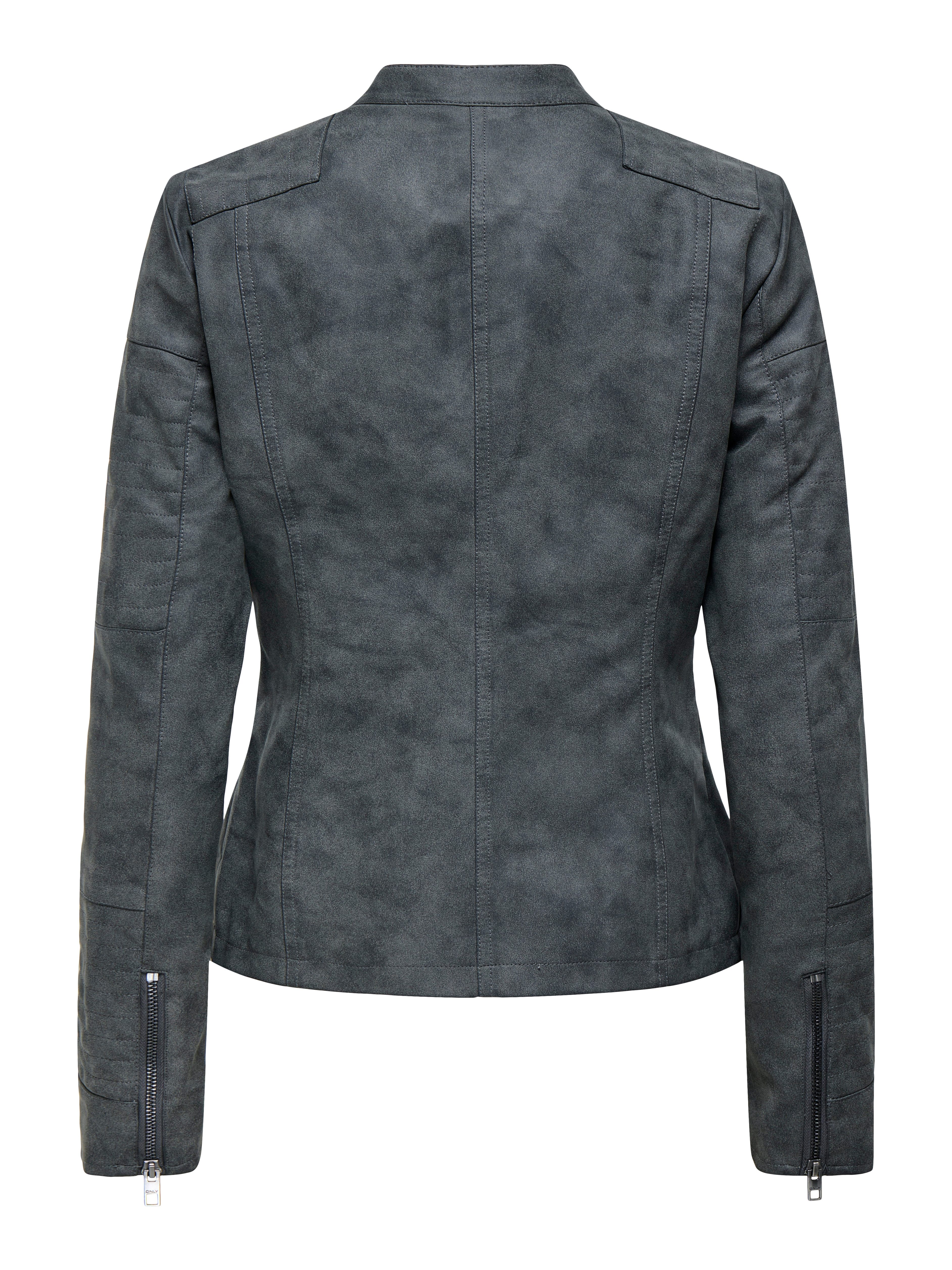 Only Imitatieleren jack ONLAVA FAUX LEATHER BIKER OTW NOOS