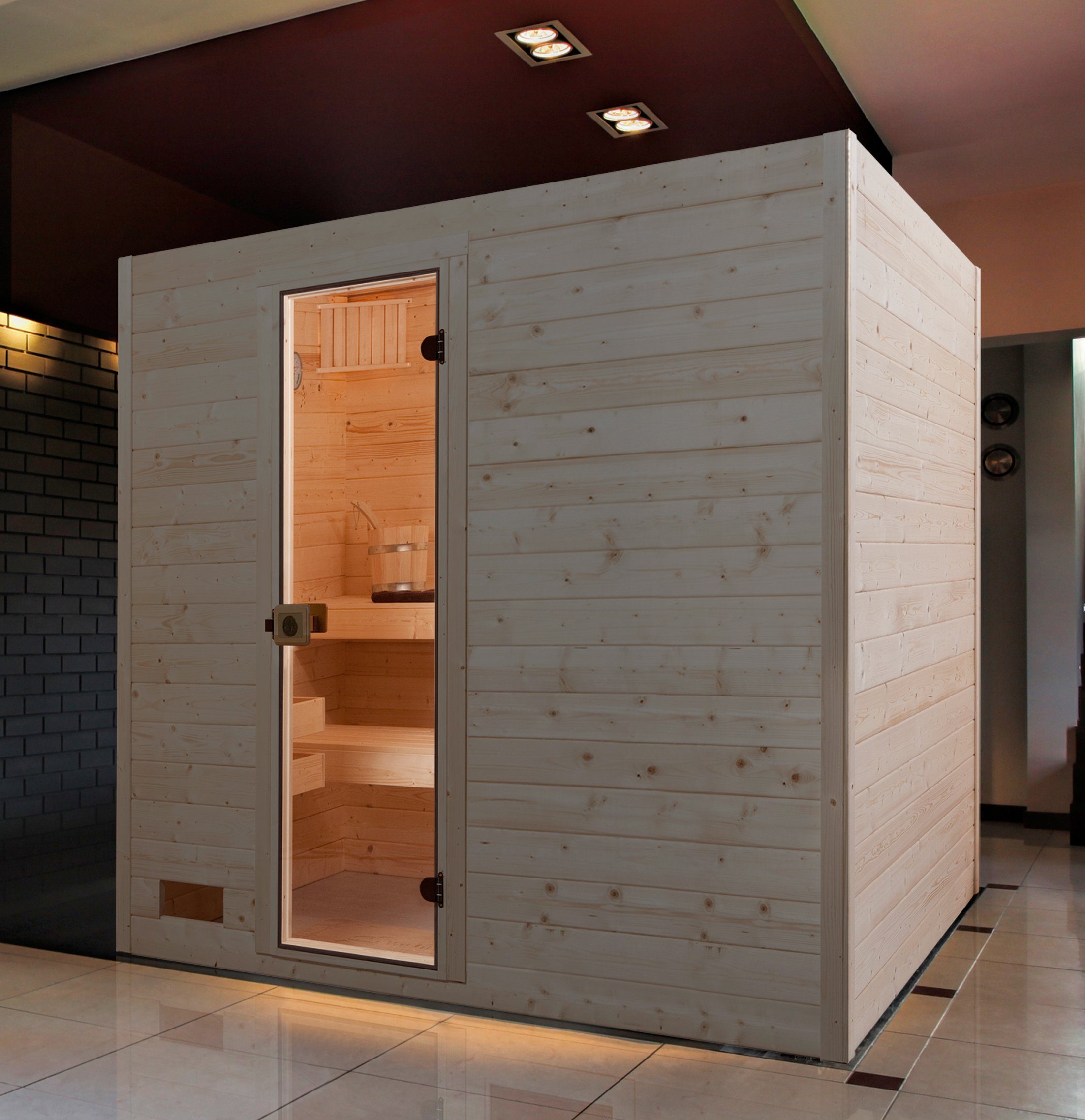 weka Sauna Vaasa 3 7,5 kw bio-combikachel met externe bediening