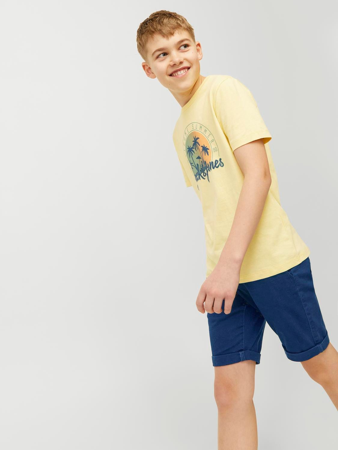 Jack & Jones Junior Chino-short JPSTDAVID JJCHINO SHORTS AKM SN JNR