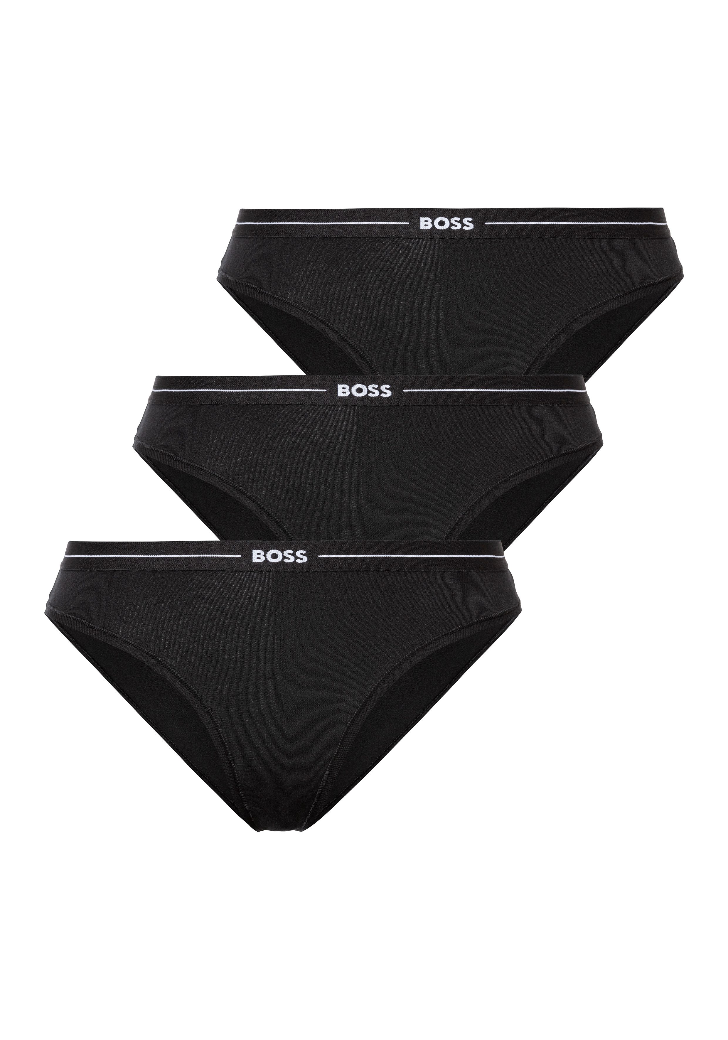 Boss Slip met elastische band met logo in een set van 3 stuks