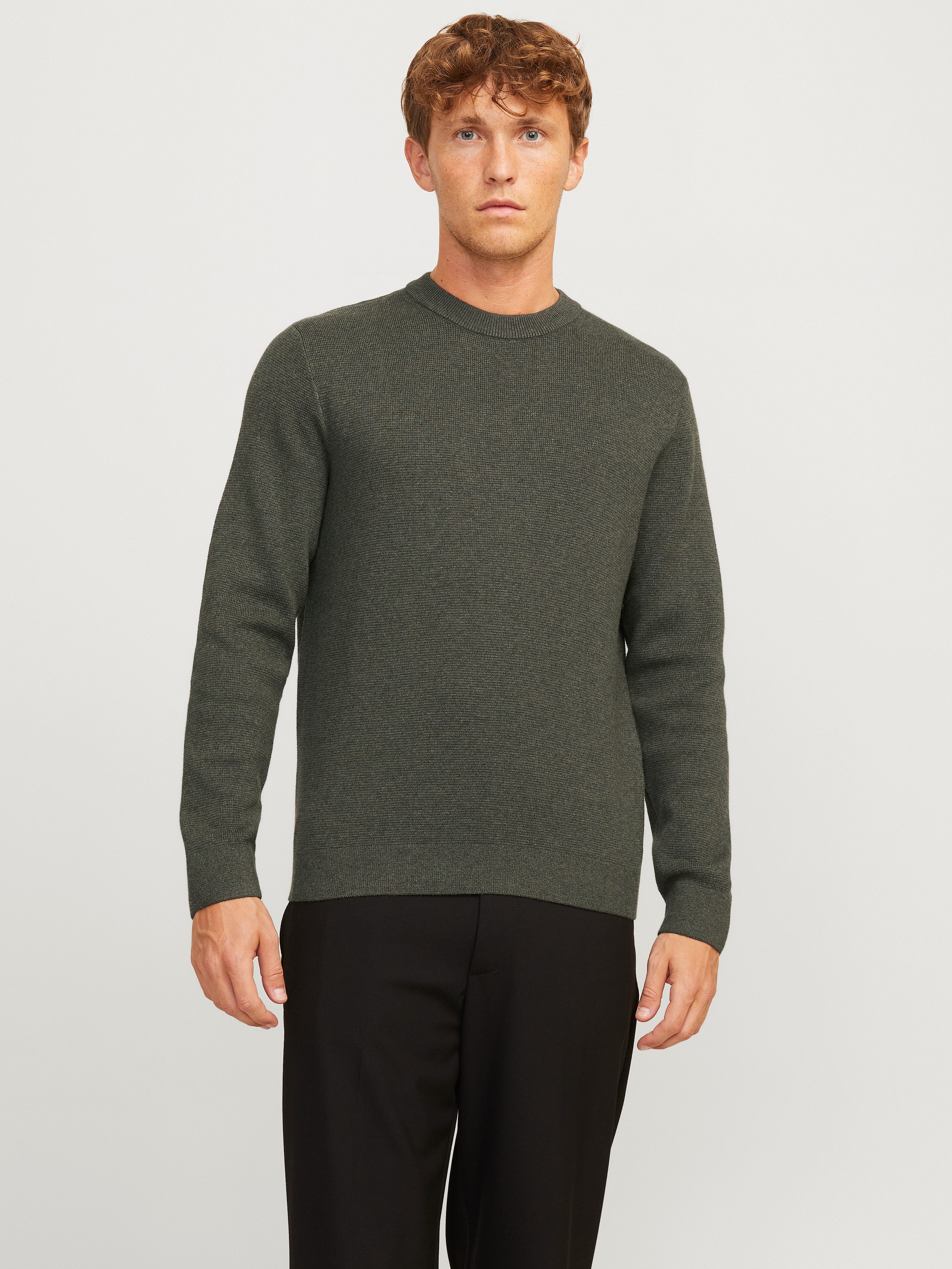 Jack & Jones Gebreide trui JPRBLAMILANO STITCH KNIT CREW NECK SN