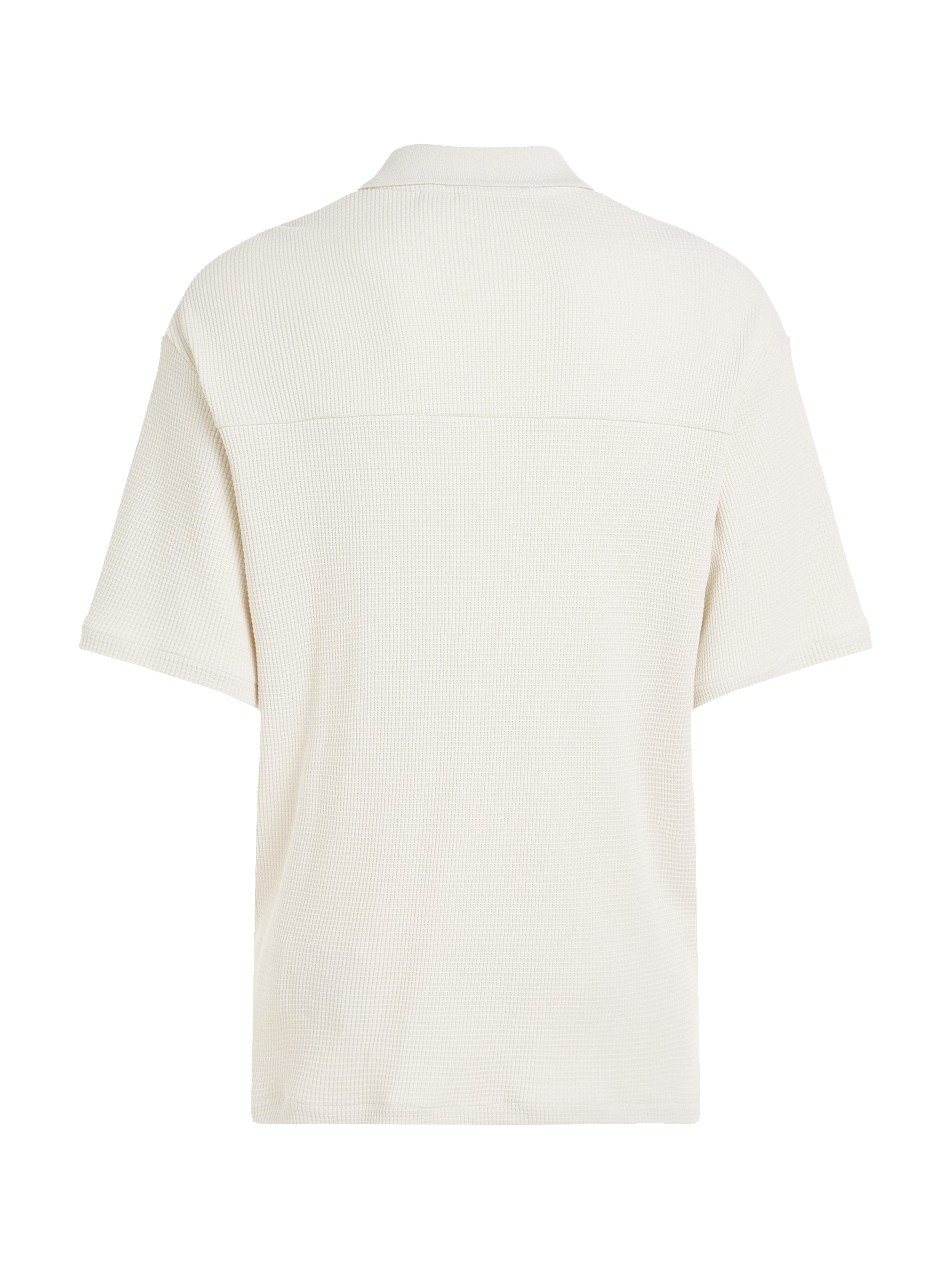 Calvin Klein Overhemd met korte mouwen CHUNKY WAFFLE SS HWK OVERSHIRT