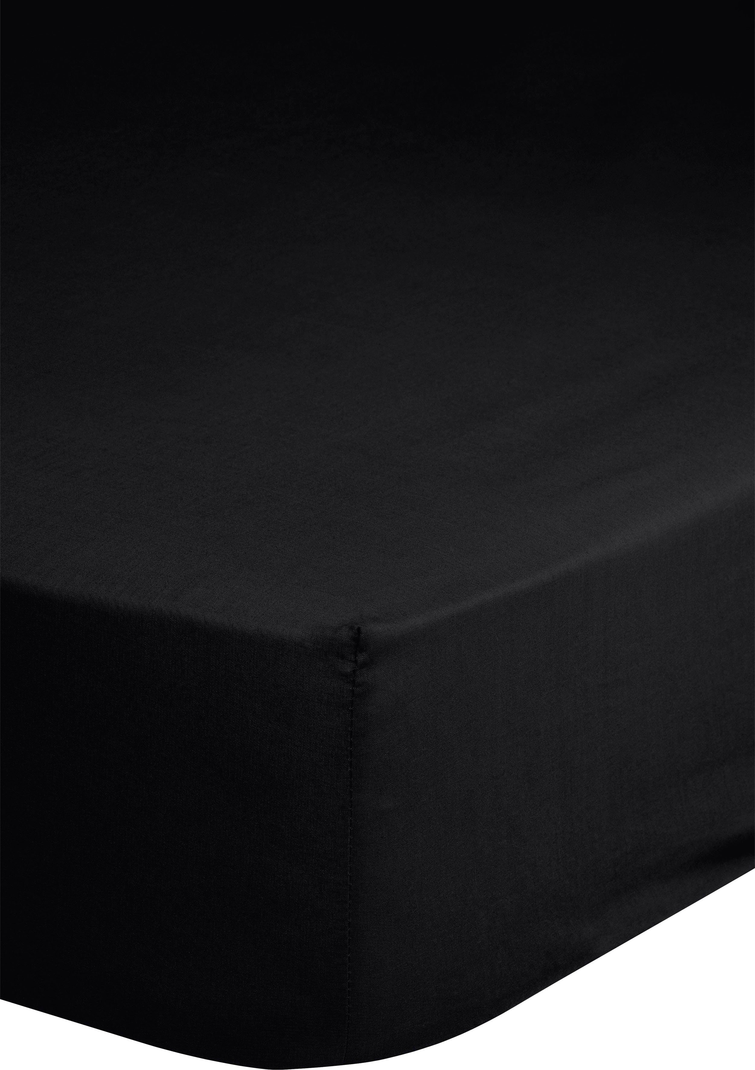 Jersey Hoeslaken Emotion Zwart-140 x 200 cm