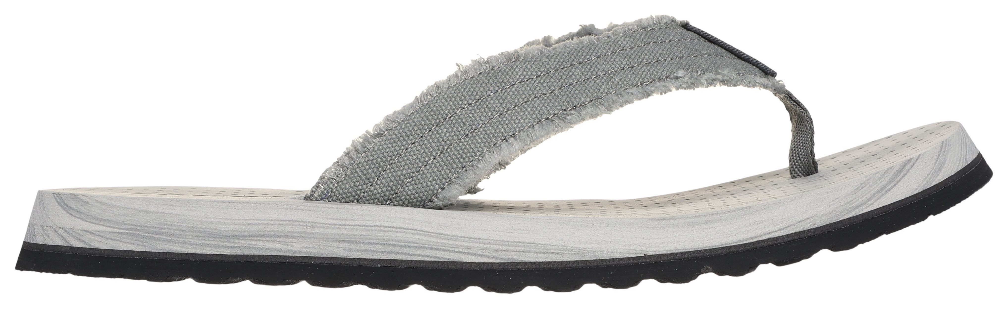 Skechers Teenslippers TANTRIC-FRITZ zomerschoen, slippers, badschoen, zwemschip, met zachte tussenstuk voor de tenen