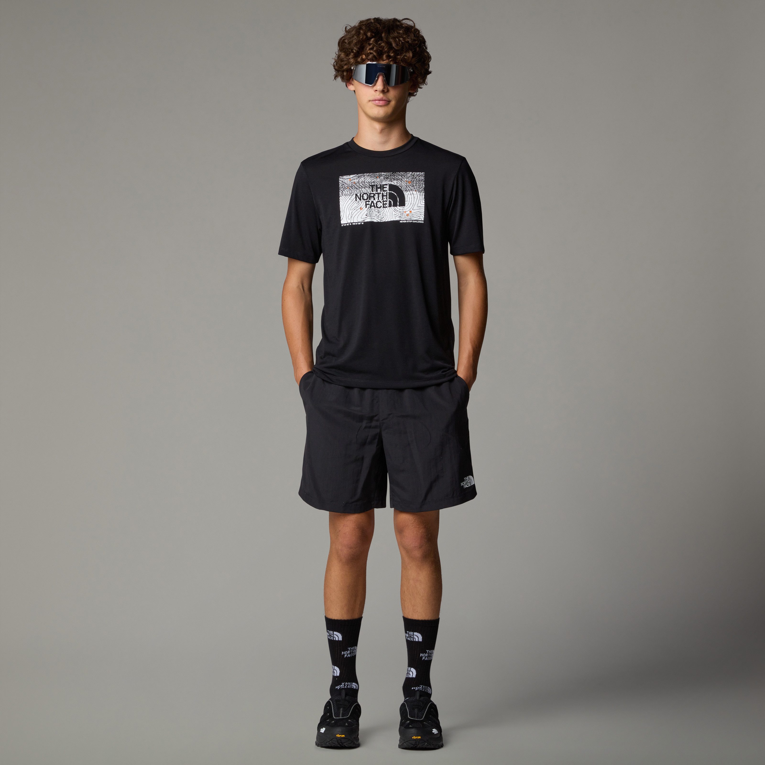 The North Face T-shirt Foundation abstract graphic T-shirt voor heren