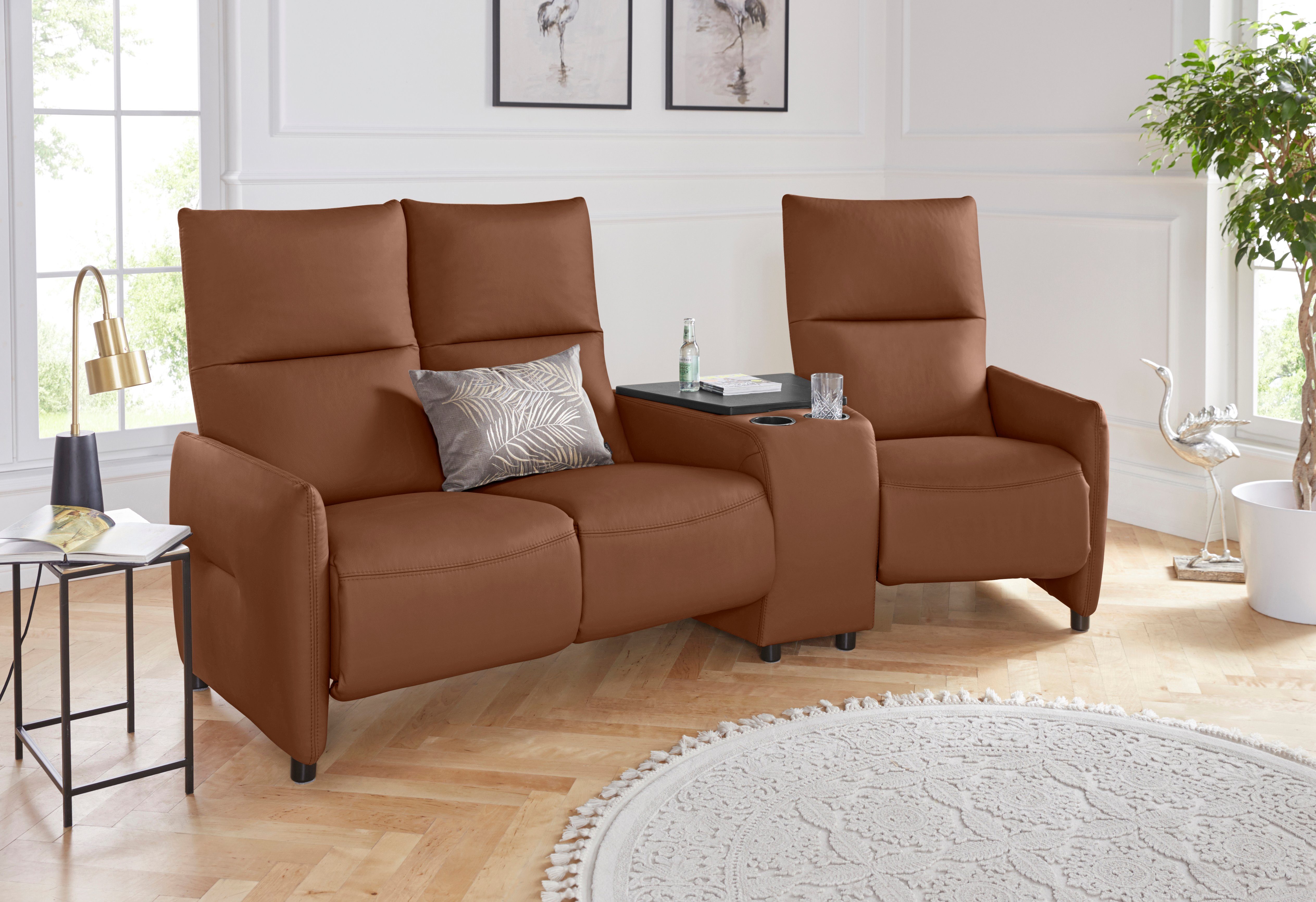 exxpo - sofa fashion 3-zitsbank Inclusief relaxfunctie en vak
