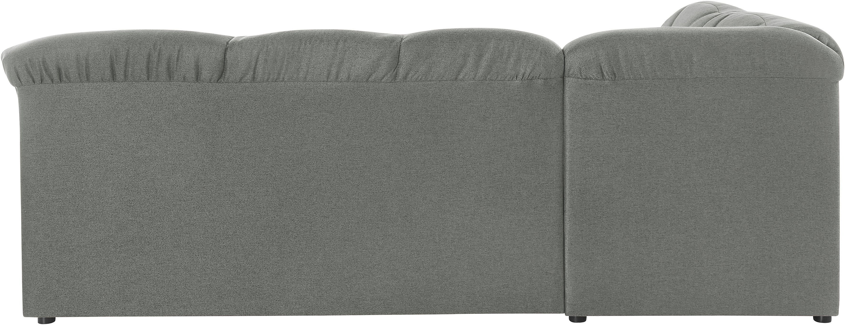 DOMO collection Hoekbank Pegnitz, elegante rugsteppingen, tijdloze vormtaal, L-vorm