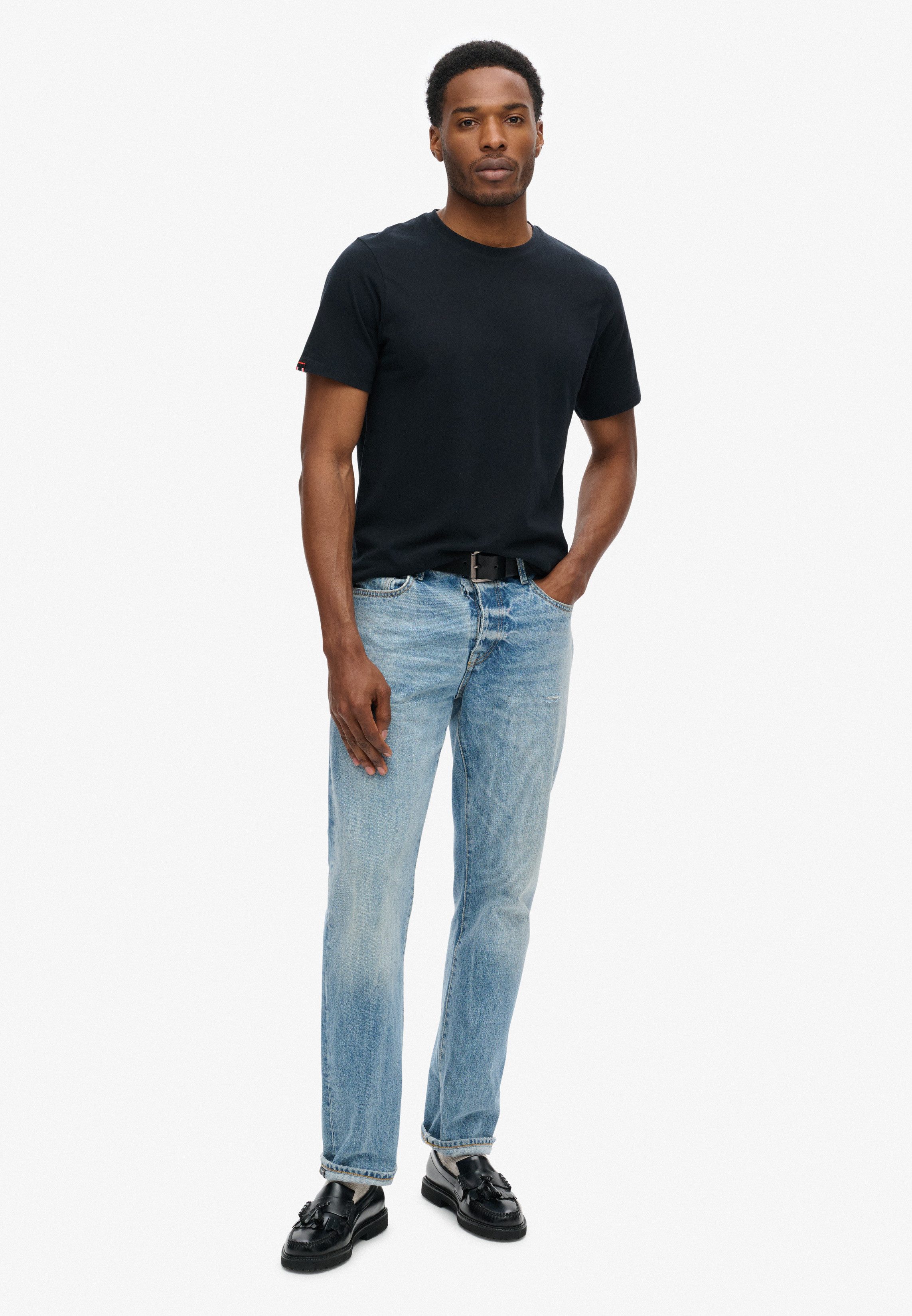 Superdry Shirt met ronde hals CLASSIC ESSENTIAL TEE