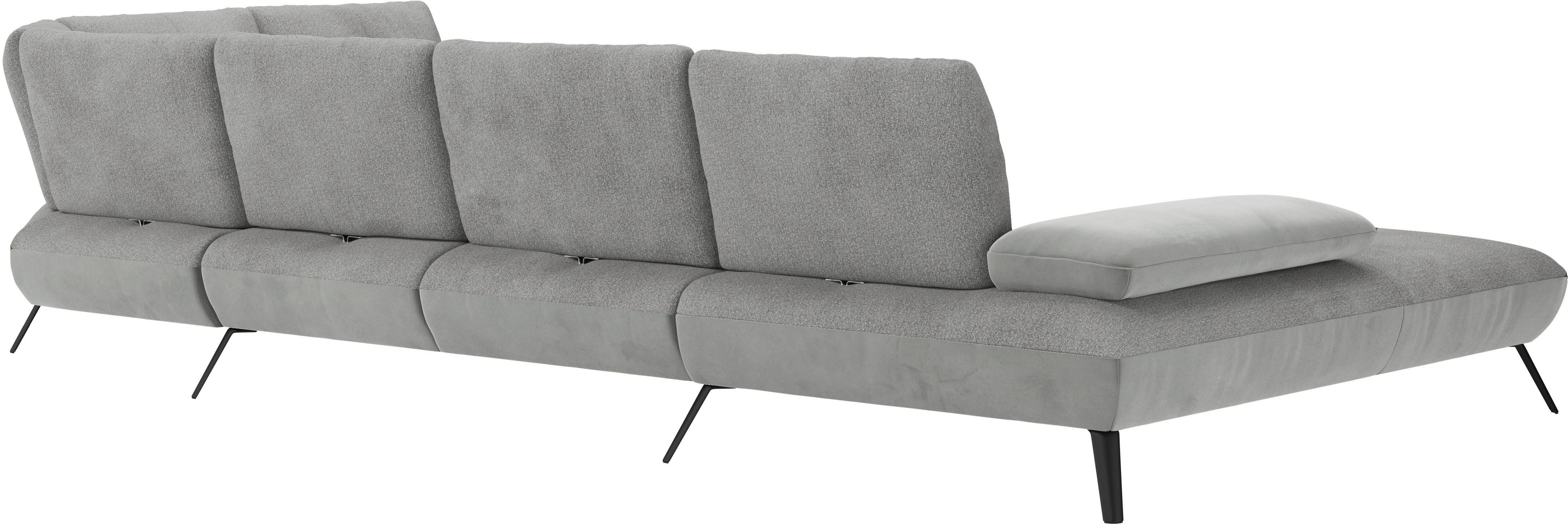 Places of Style Zithoek Mikado U-vorm incl. zitdiepteverstelling en armleuningverstelling