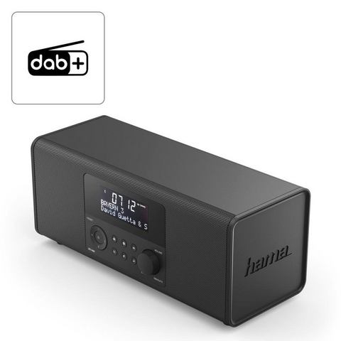 Hama DR1400 DAB+ Tafelradio FM Zwart