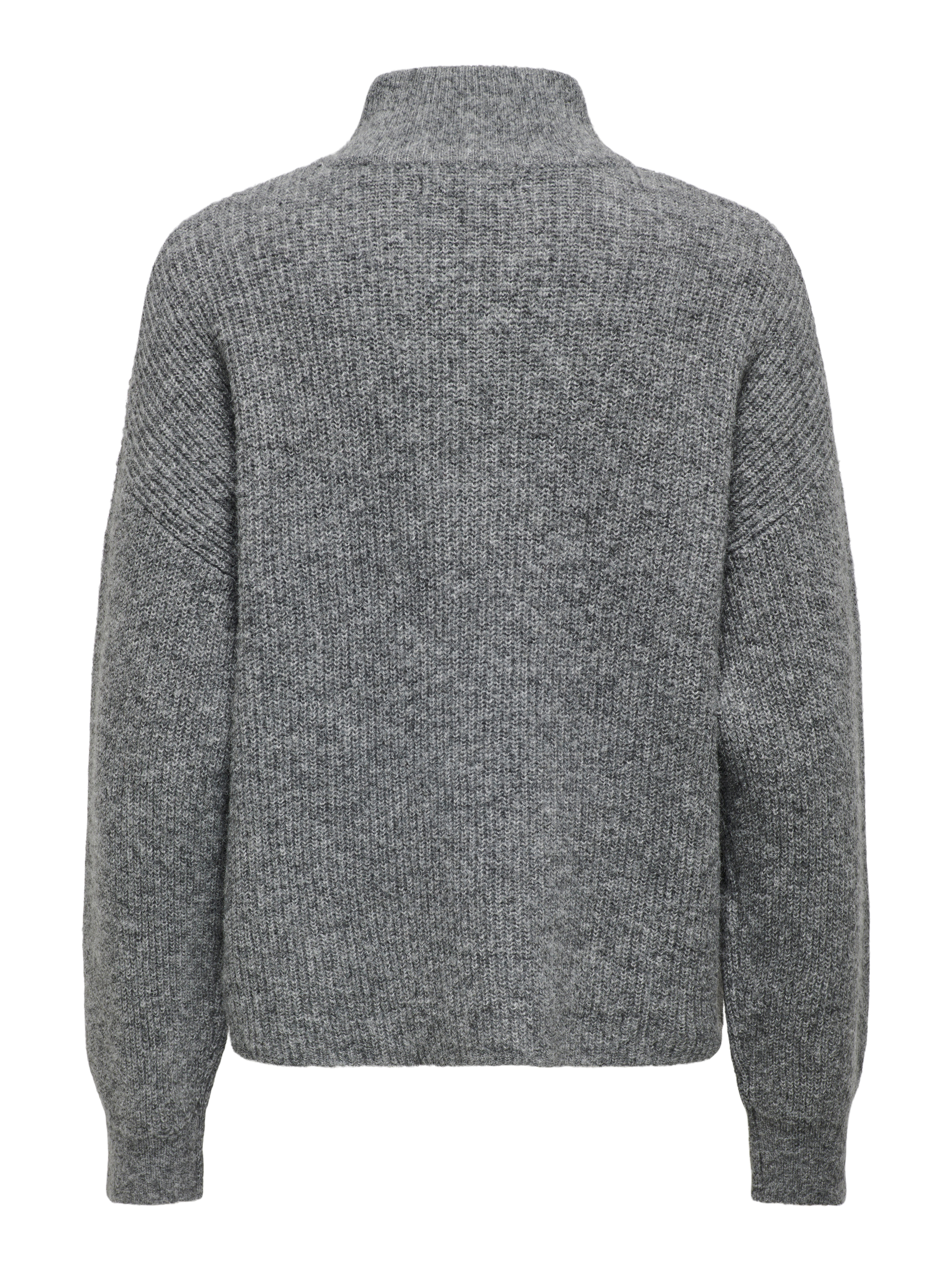 Only Gebreide trui ONLTOKYO SOLID L/S ZIP PULLOVER KNT NOOS