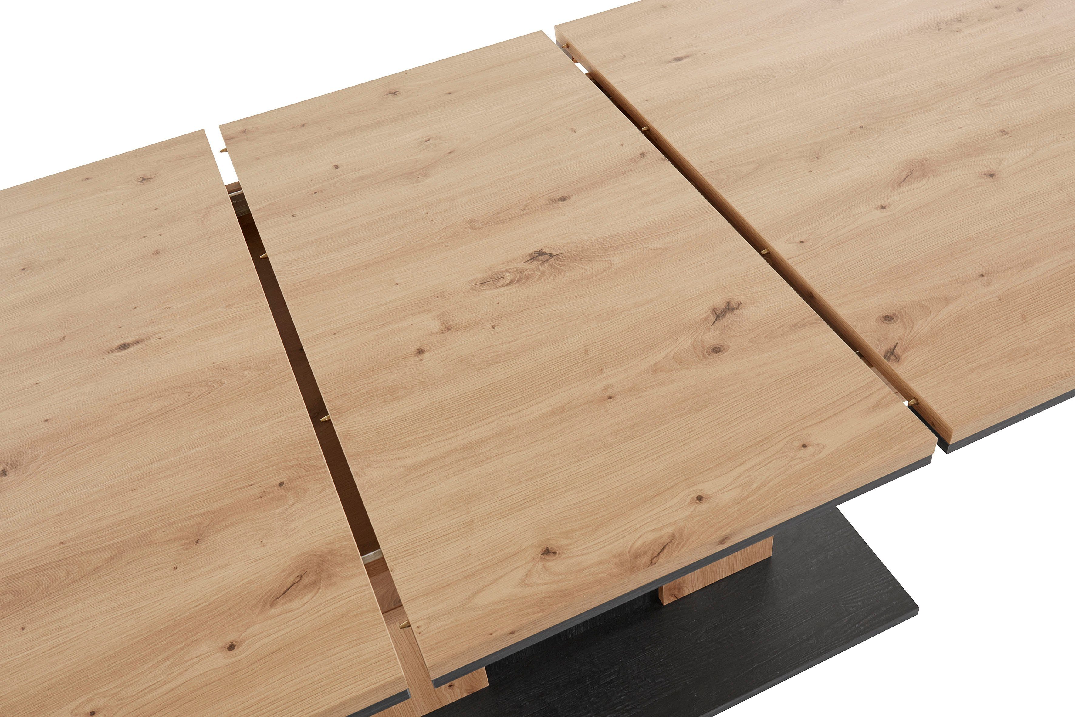 HELA Eettafel Atlanta T Uittrekbaar van breedte 160-210 cm