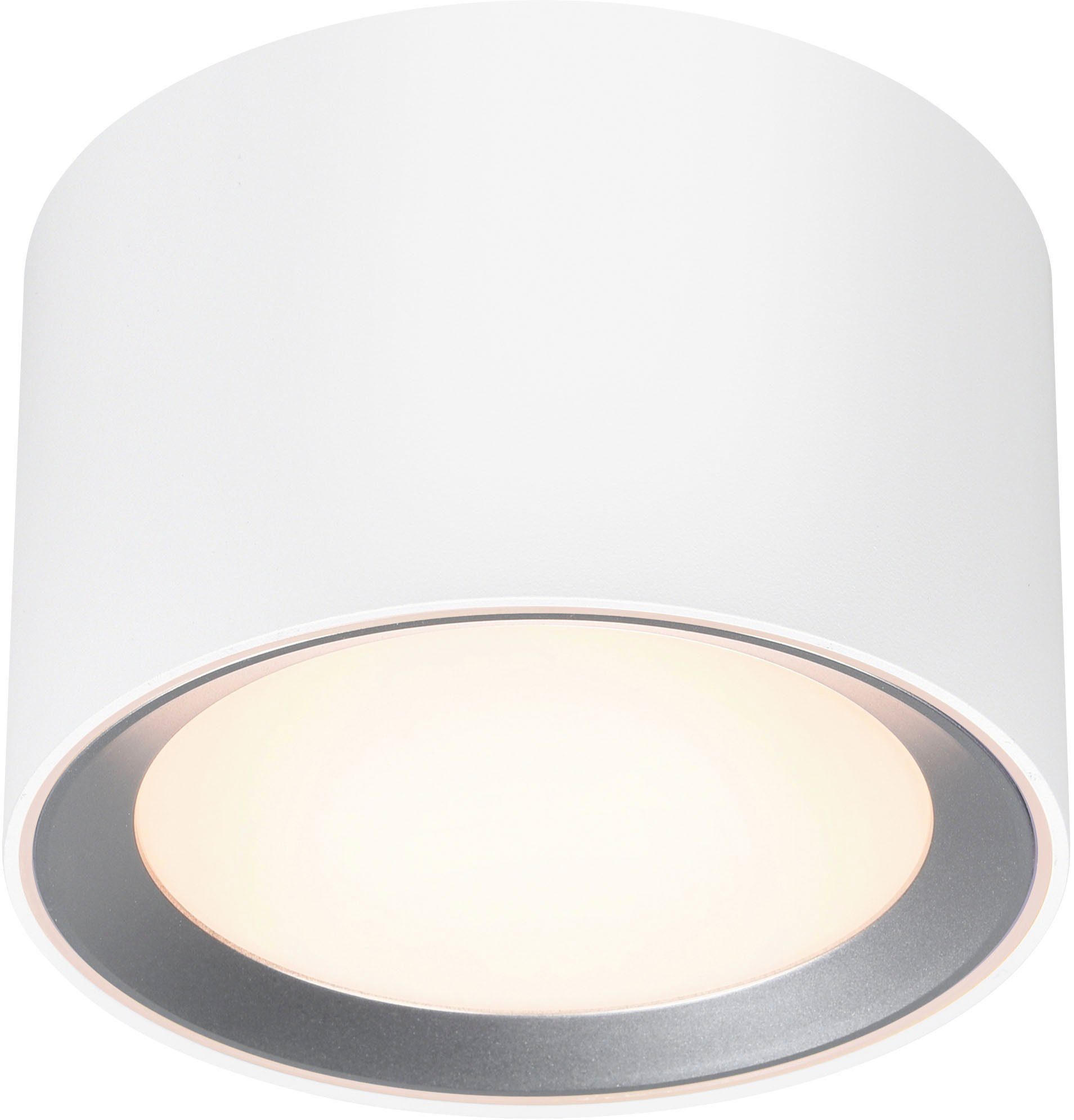 Nordlux Led-plafondlamp Landon Smart Dimbaar met Nordlux Smart (binnen- en buitenring), IP44-bescherming (1 stuk)